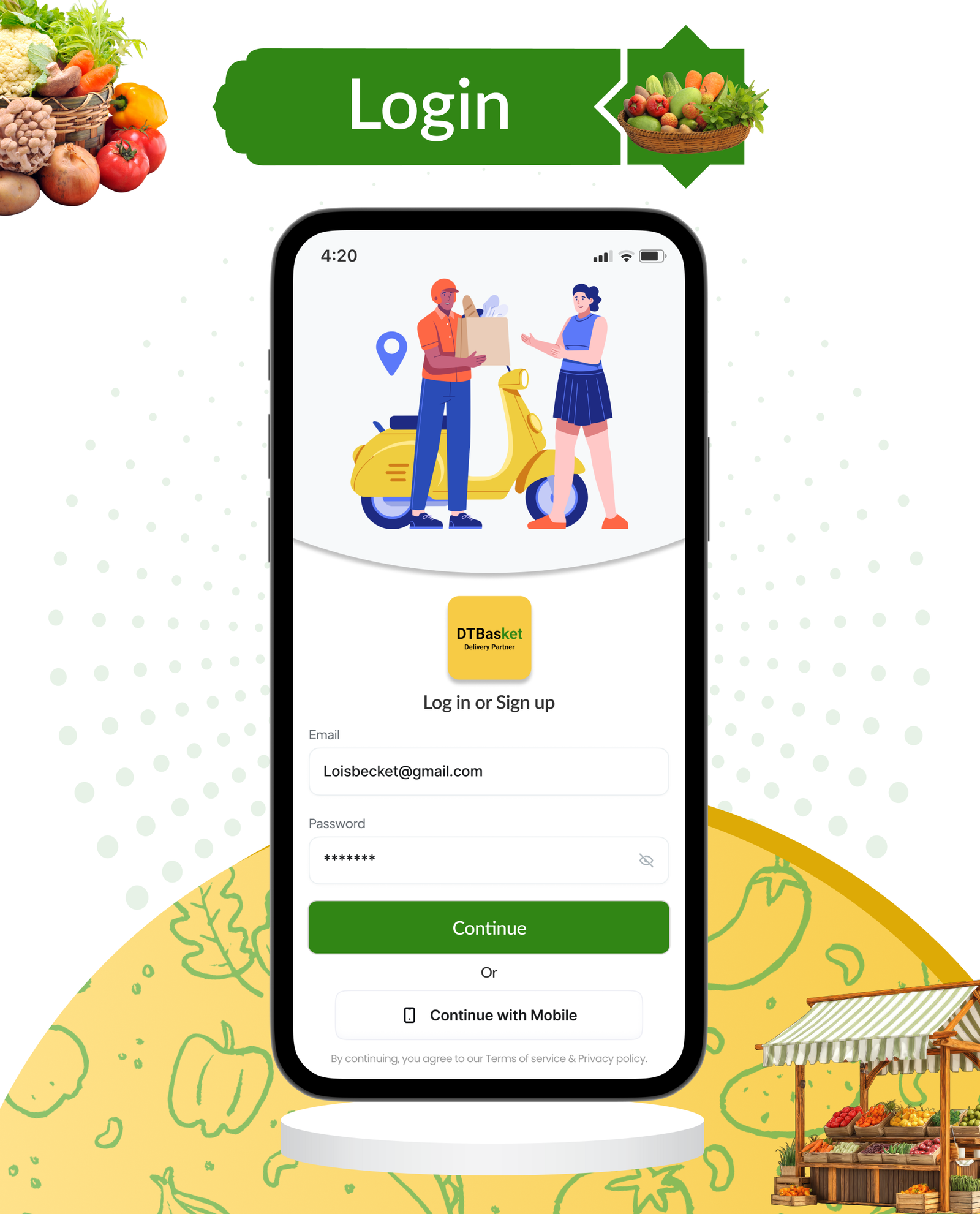 DTBasket – Flutter Grocery Delivery App with Seller & Delivery Partner (Android - iOS) + Admin Panel