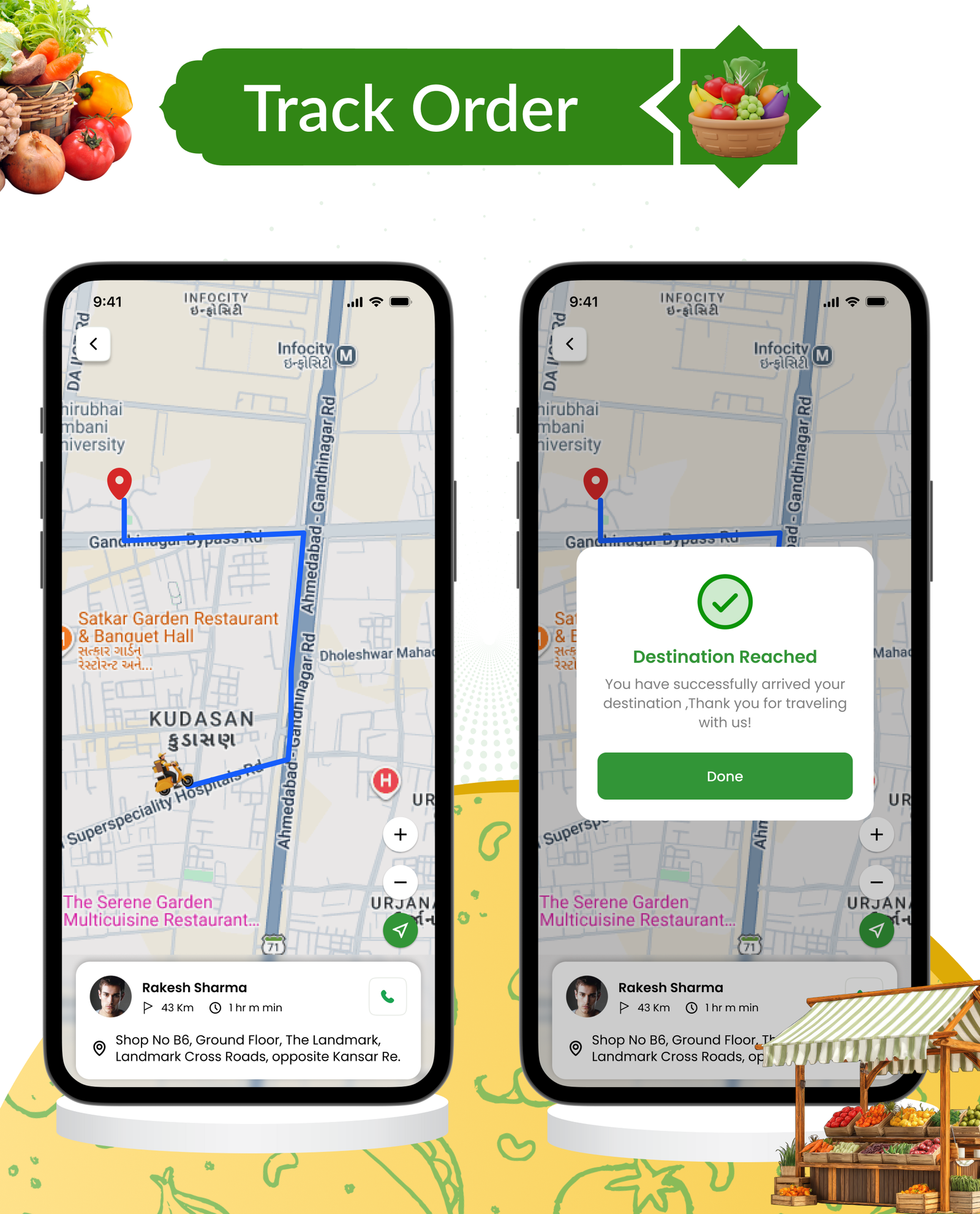 DTBasket – Flutter Grocery Delivery App with Seller & Delivery Partner (Android - iOS) + Admin Panel