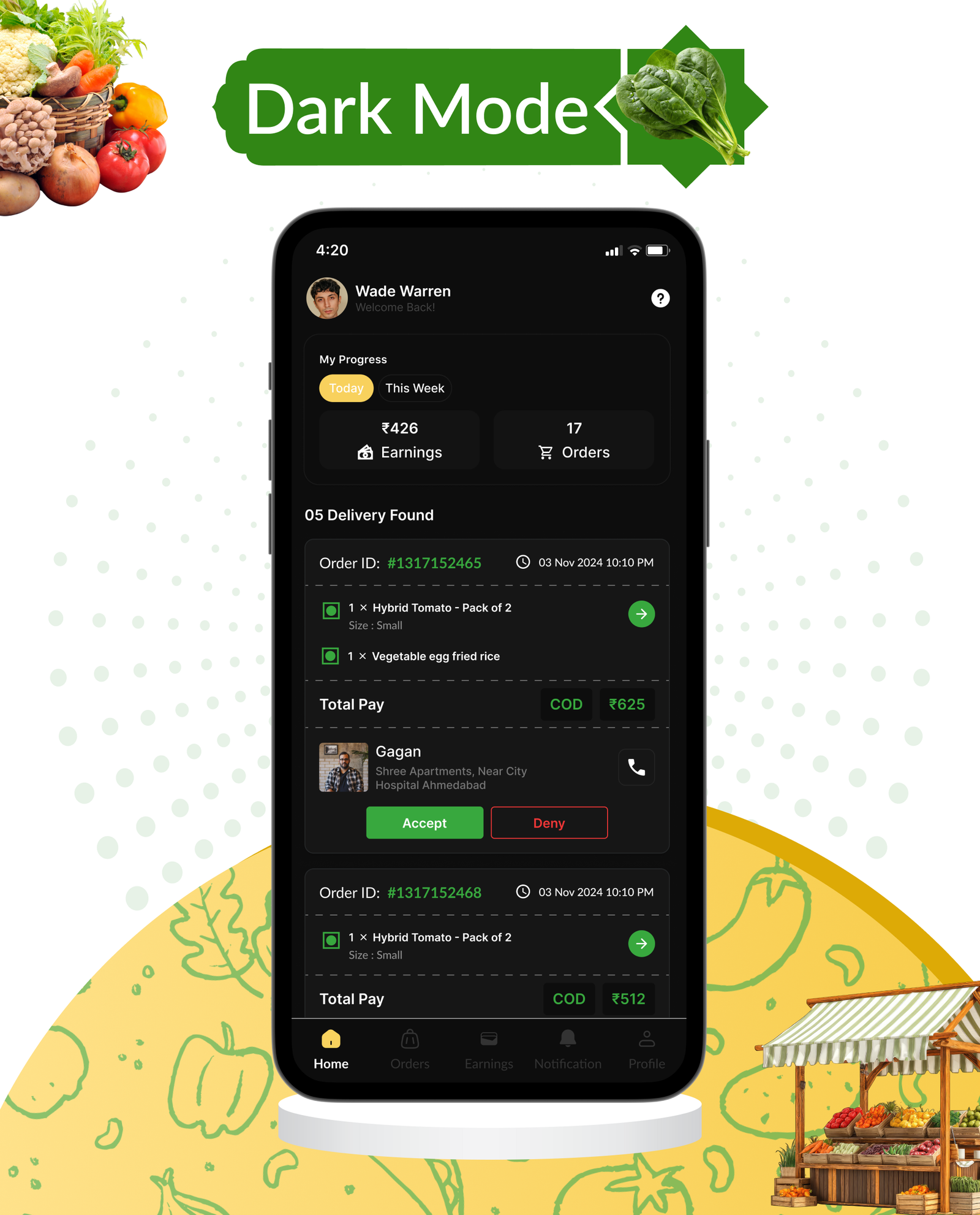 DTBasket – Flutter Grocery Delivery App with Seller & Delivery Partner (Android - iOS) + Admin Panel