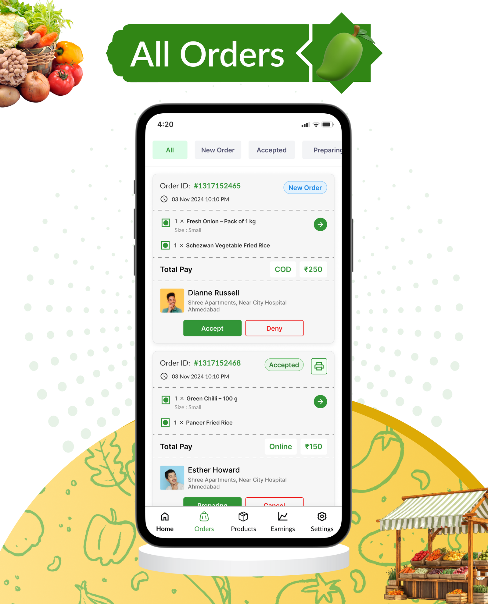 DTBasket – Flutter Grocery Delivery App with Seller & Delivery Partner (Android - iOS) + Admin Panel