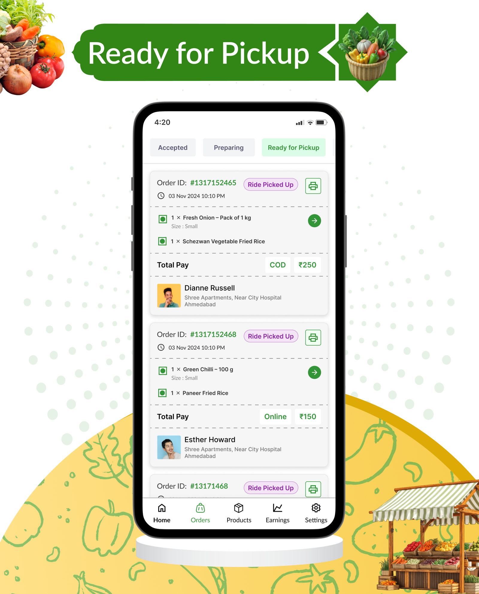 DTBasket – Flutter Grocery Delivery App with Seller & Delivery Partner (Android - iOS) + Admin Panel