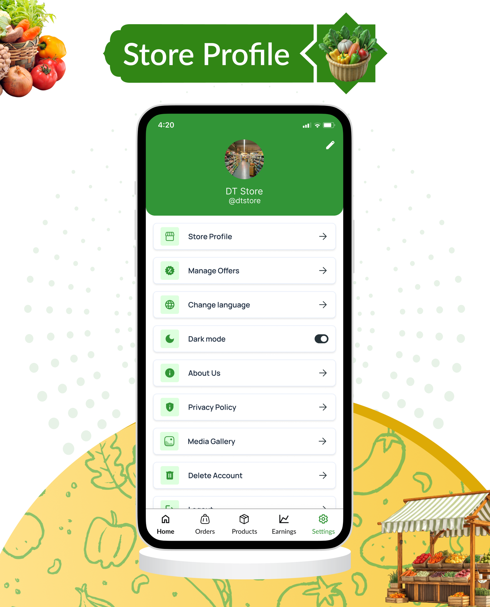 DTBasket – Flutter Grocery Delivery App with Seller & Delivery Partner (Android - iOS) + Admin Panel