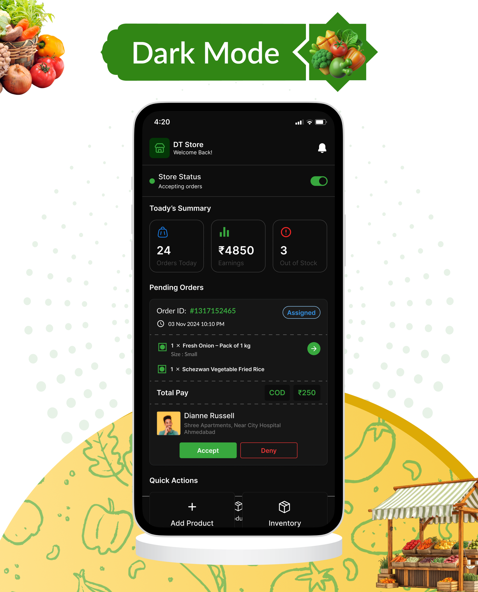 DTBasket – Flutter Grocery Delivery App with Seller & Delivery Partner (Android - iOS) + Admin Panel