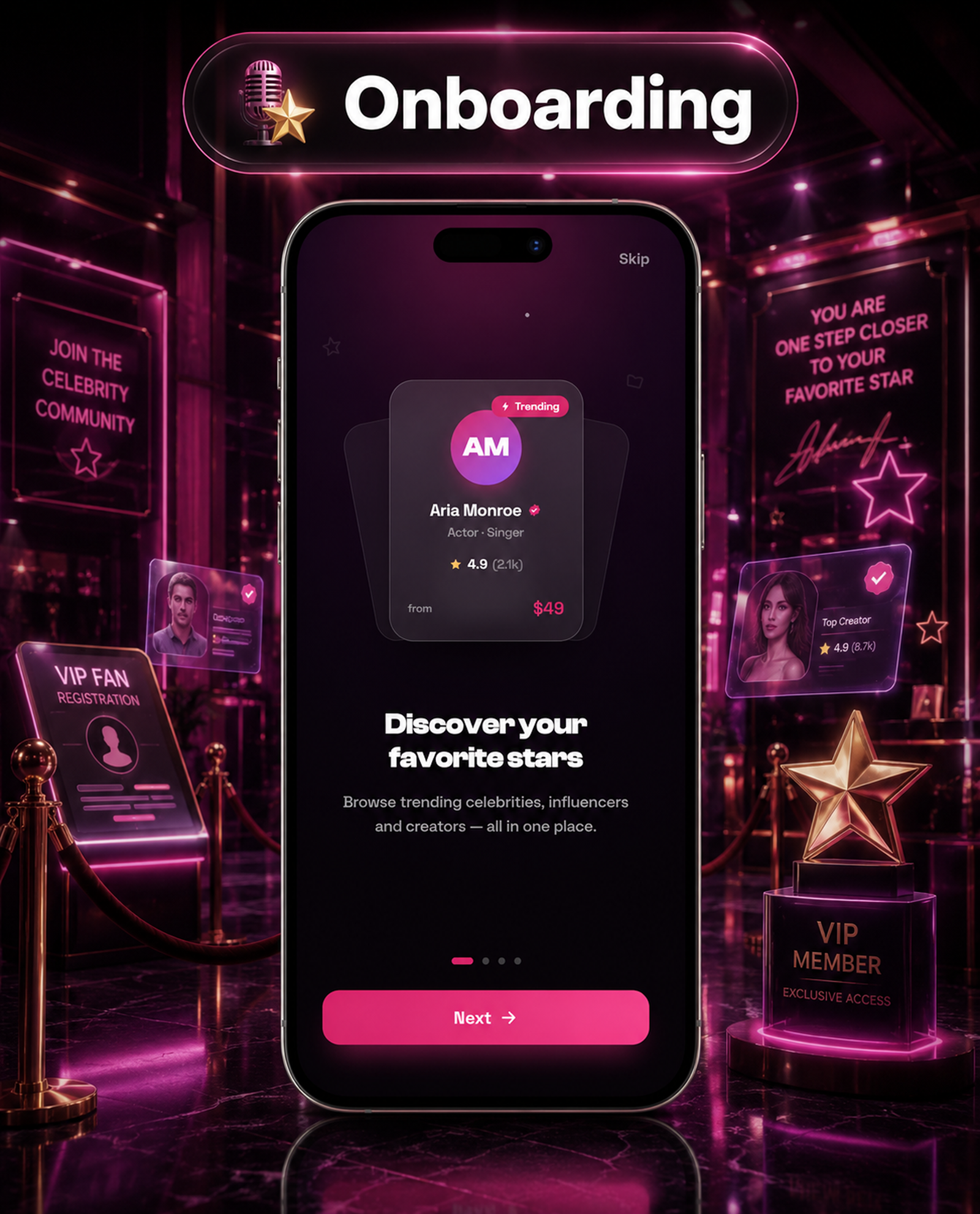 DTCameo – Celebrity & Influencer Video Messages | Flutter App with Laravel Admin Panel