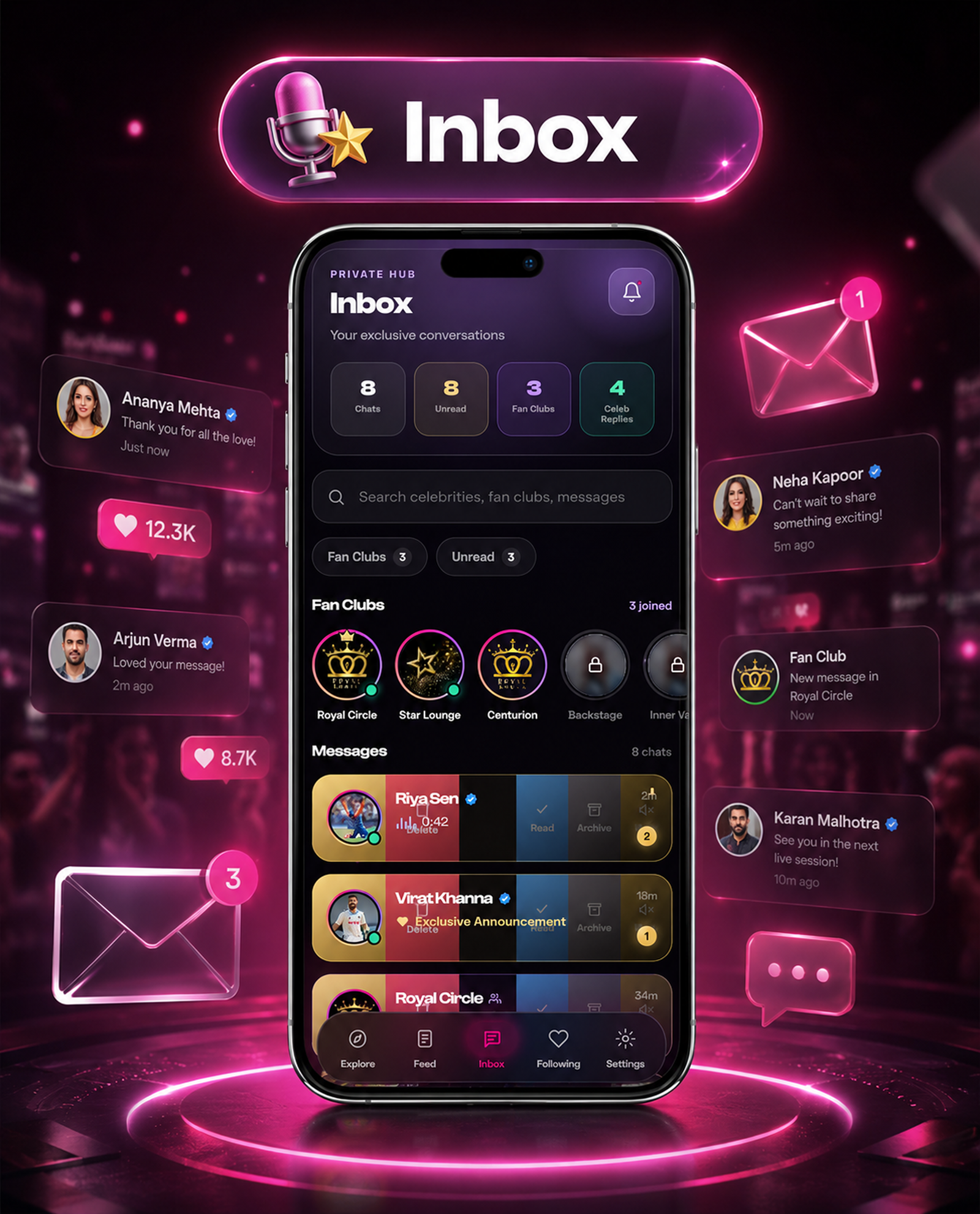 DTCameo – Celebrity & Influencer Video Messages | Flutter App with Laravel Admin Panel