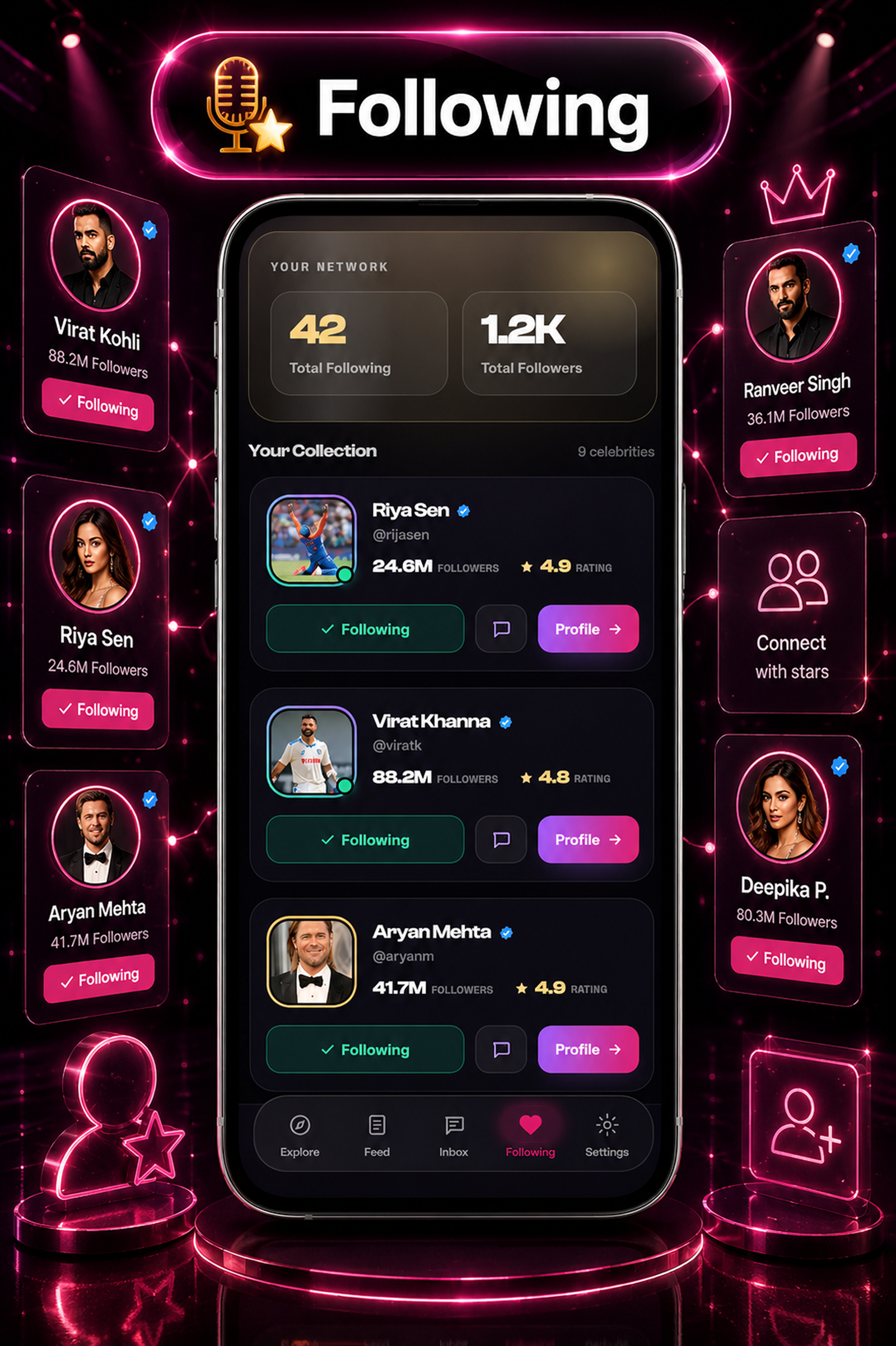DTCameo – Celebrity & Influencer Video Messages | Flutter App with Laravel Admin Panel