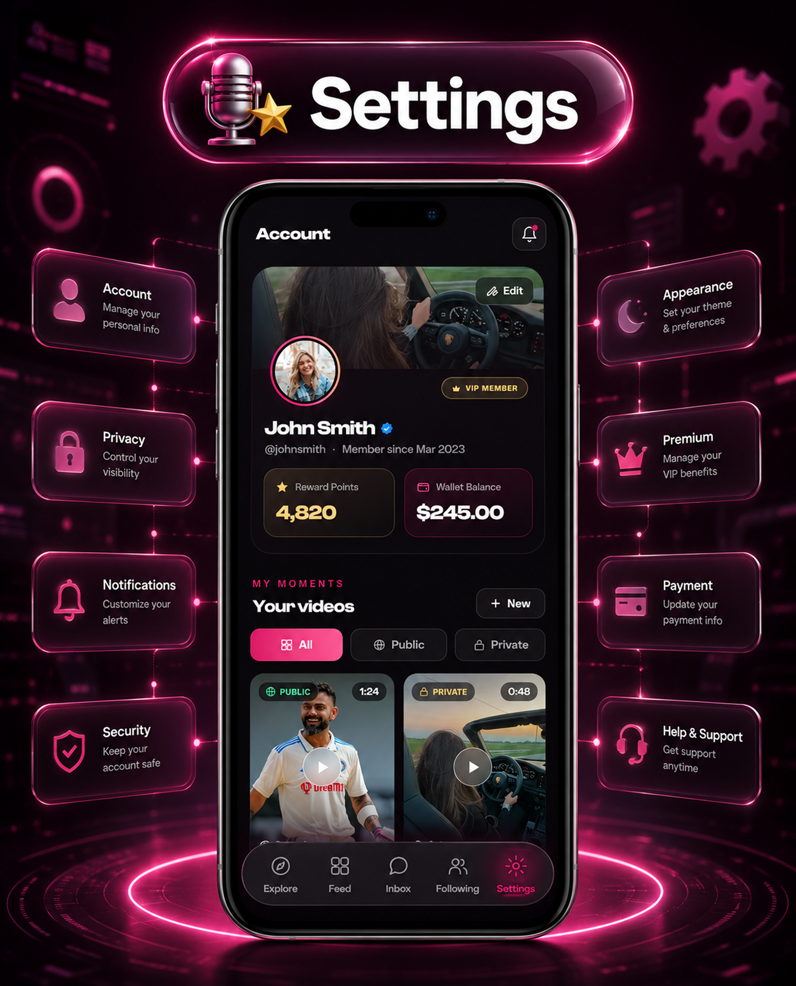 DTCameo – Celebrity & Influencer Video Messages | Flutter App with Laravel Admin Panel