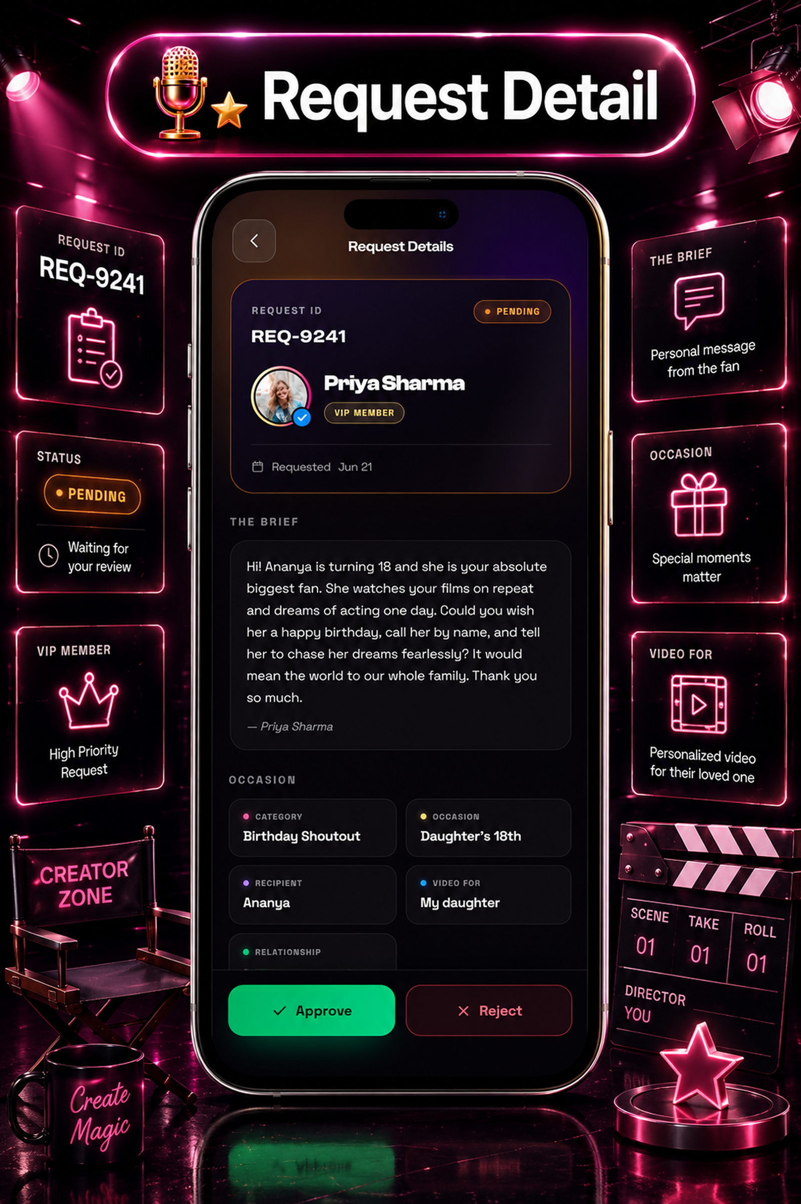 DTCameo – Celebrity & Influencer Video Messages | Flutter App with Laravel Admin Panel