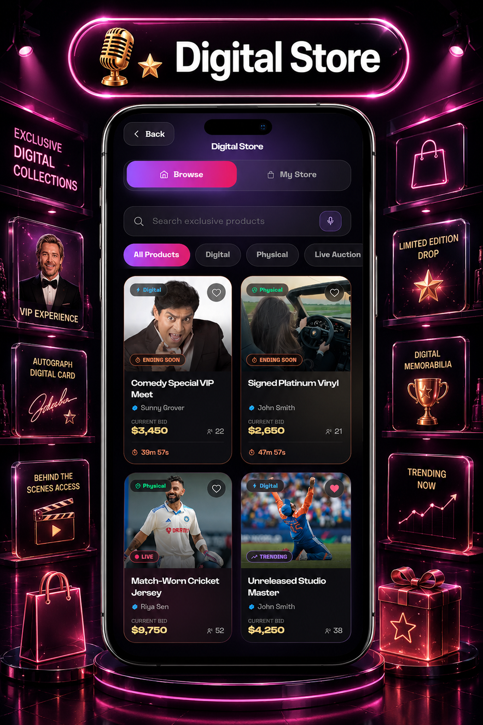 DTCameo – Celebrity & Influencer Video Messages | Flutter App with Laravel Admin Panel