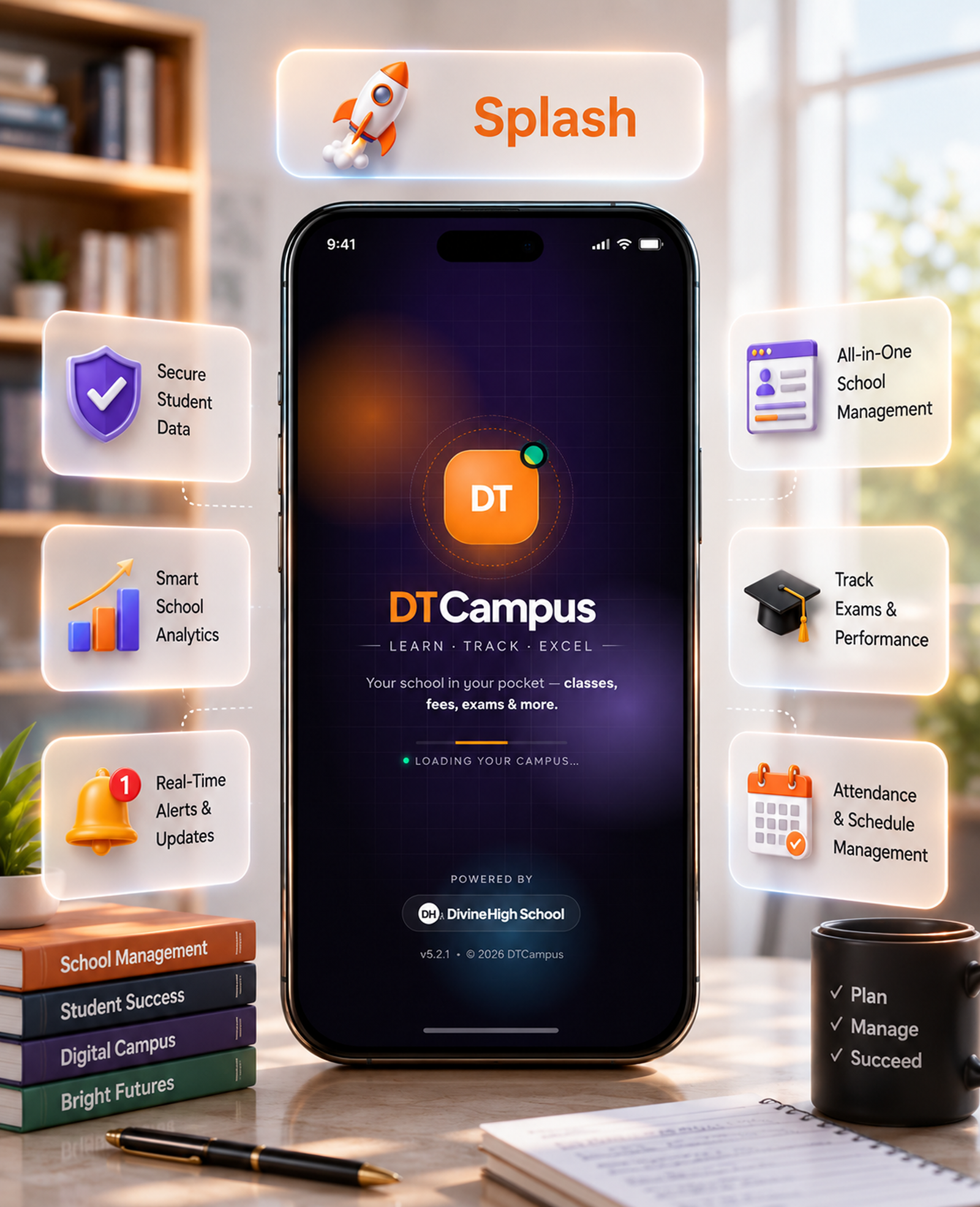 DTCampus – School & College Management System with Admin Panel | Flutter App for Android & iOS - 14