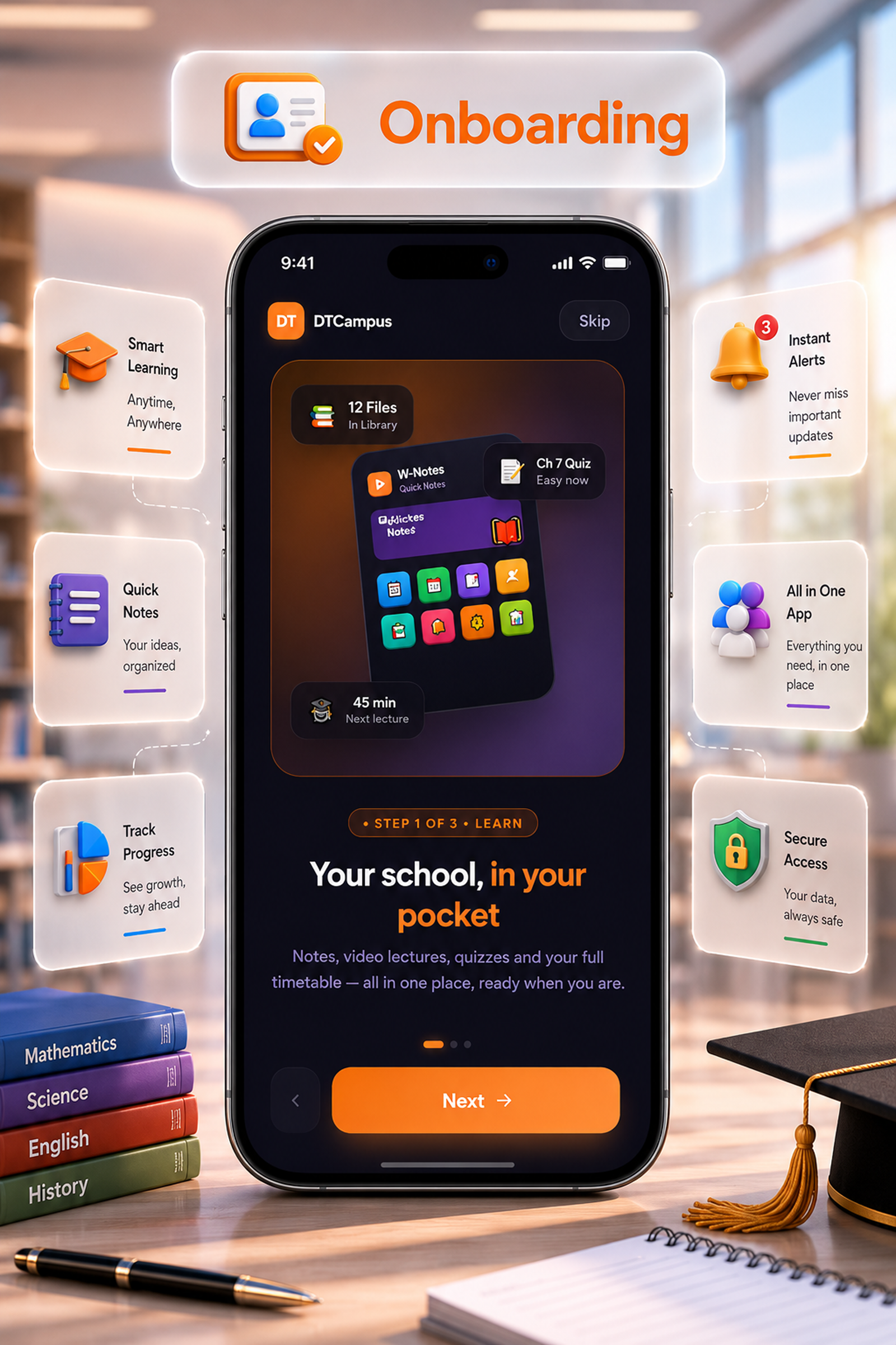 DTCampus – School & College Management System with Admin Panel | Flutter App for Android & iOS - 16
