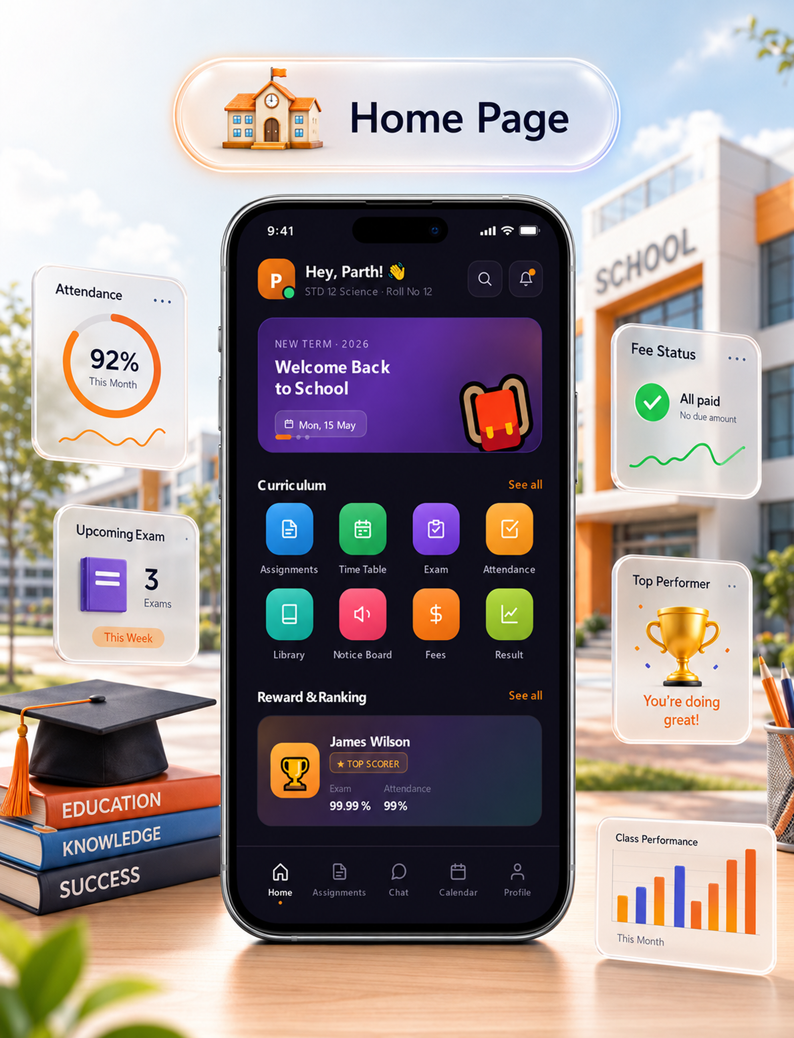 DTCampus – School & College Management System with Admin Panel | Flutter App for Android & iOS - 17
