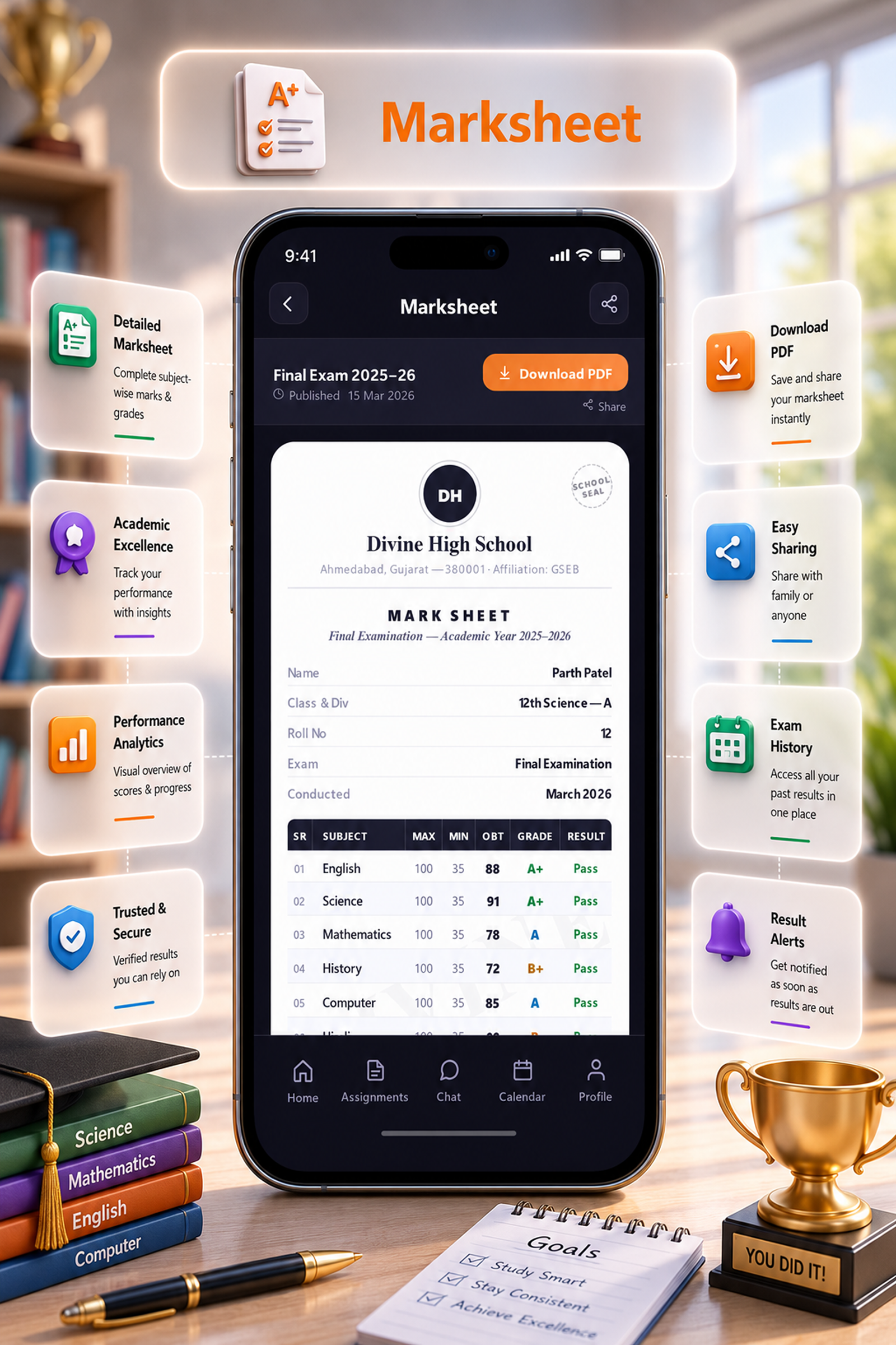 DTCampus – School & College Management System with Admin Panel | Flutter App for Android & iOS - 22