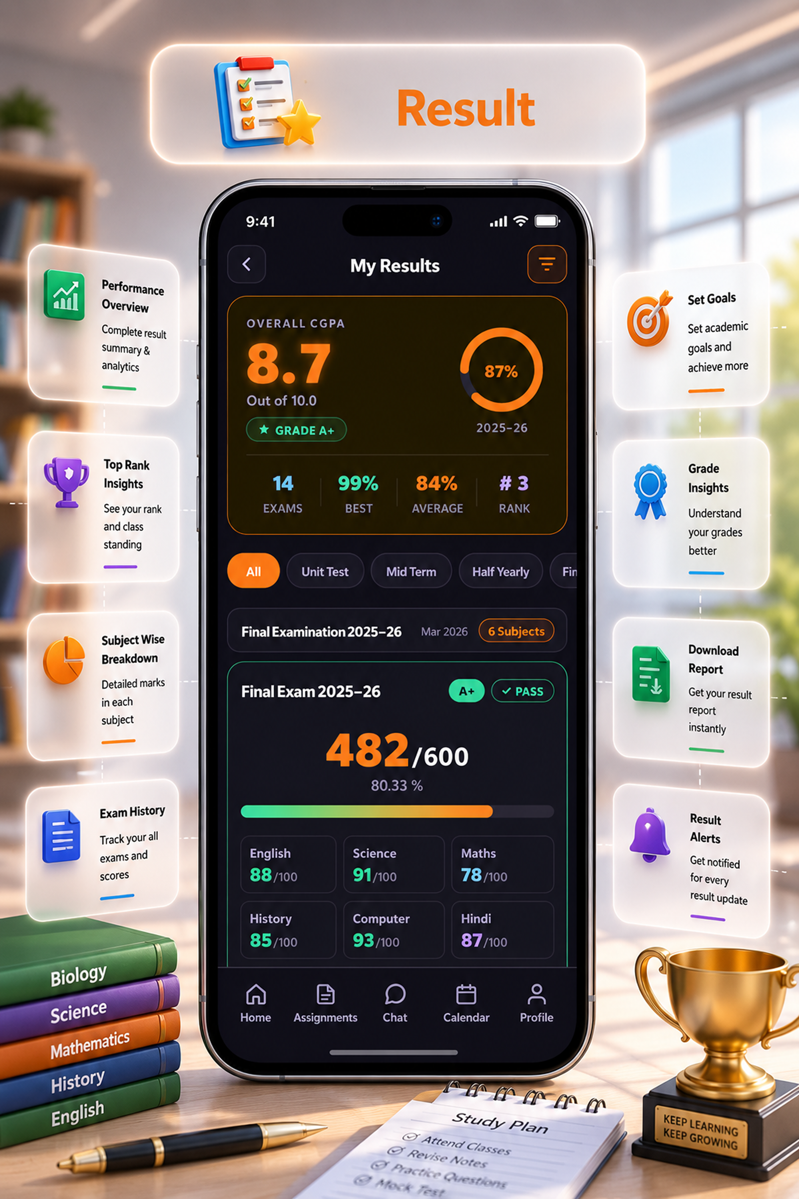DTCampus – School & College Management System with Admin Panel | Flutter App for Android & iOS - 30