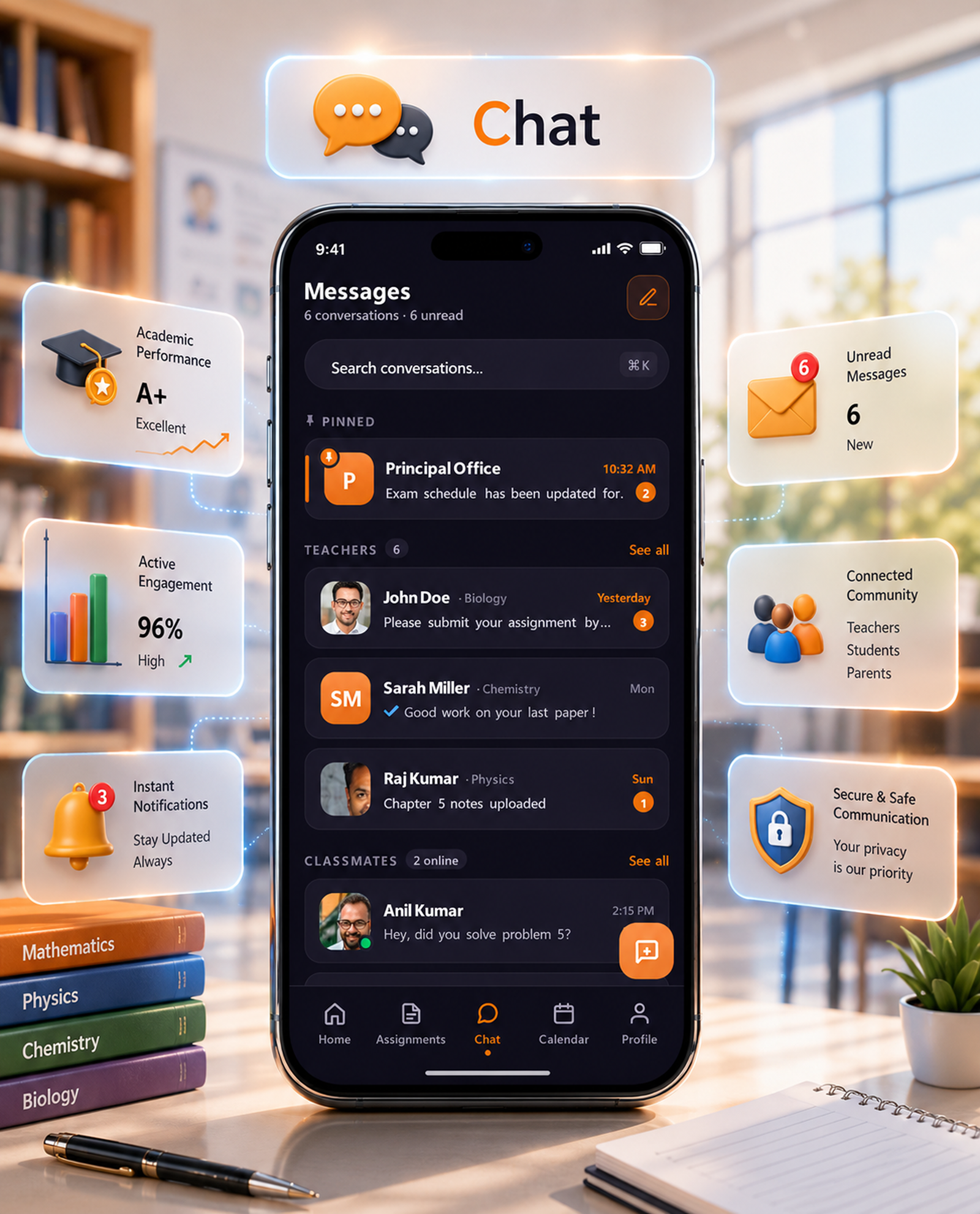 DTCampus – School & College Management System with Admin Panel | Flutter App for Android & iOS - 35