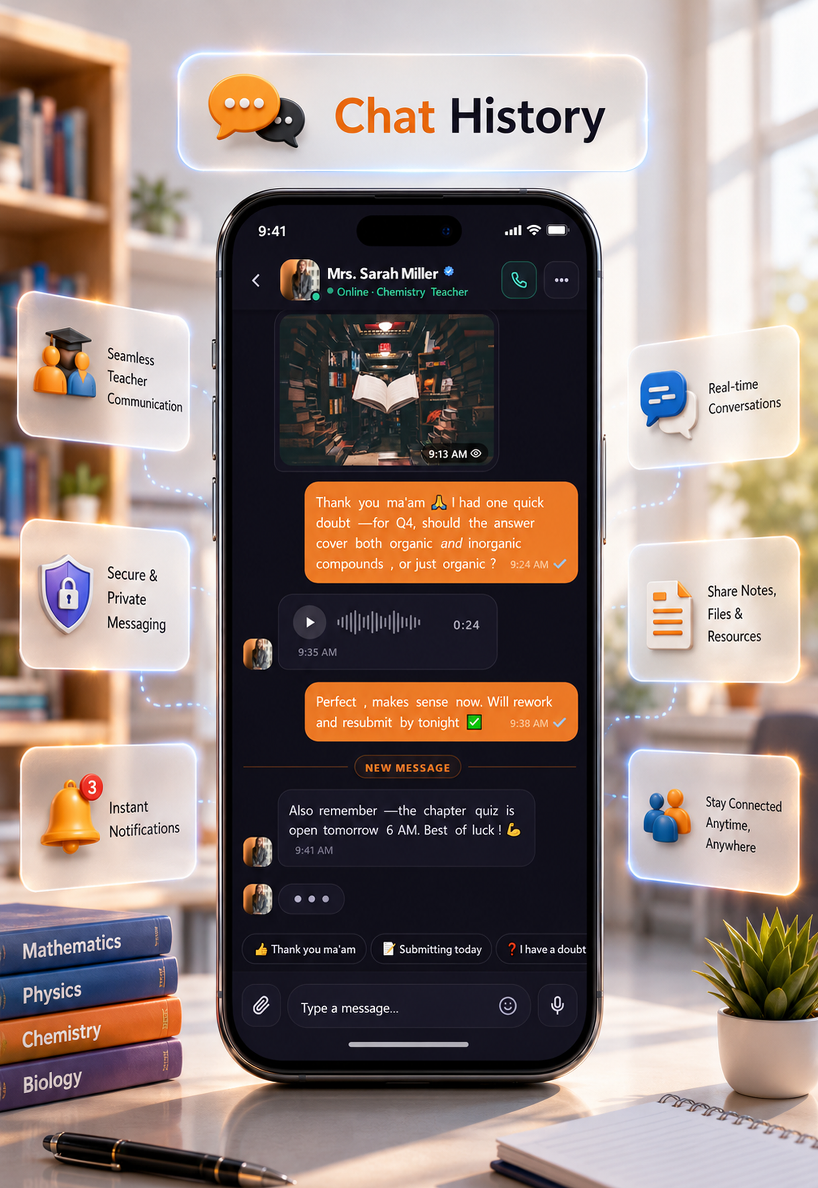 DTCampus – School & College Management System with Admin Panel | Flutter App for Android & iOS - 36