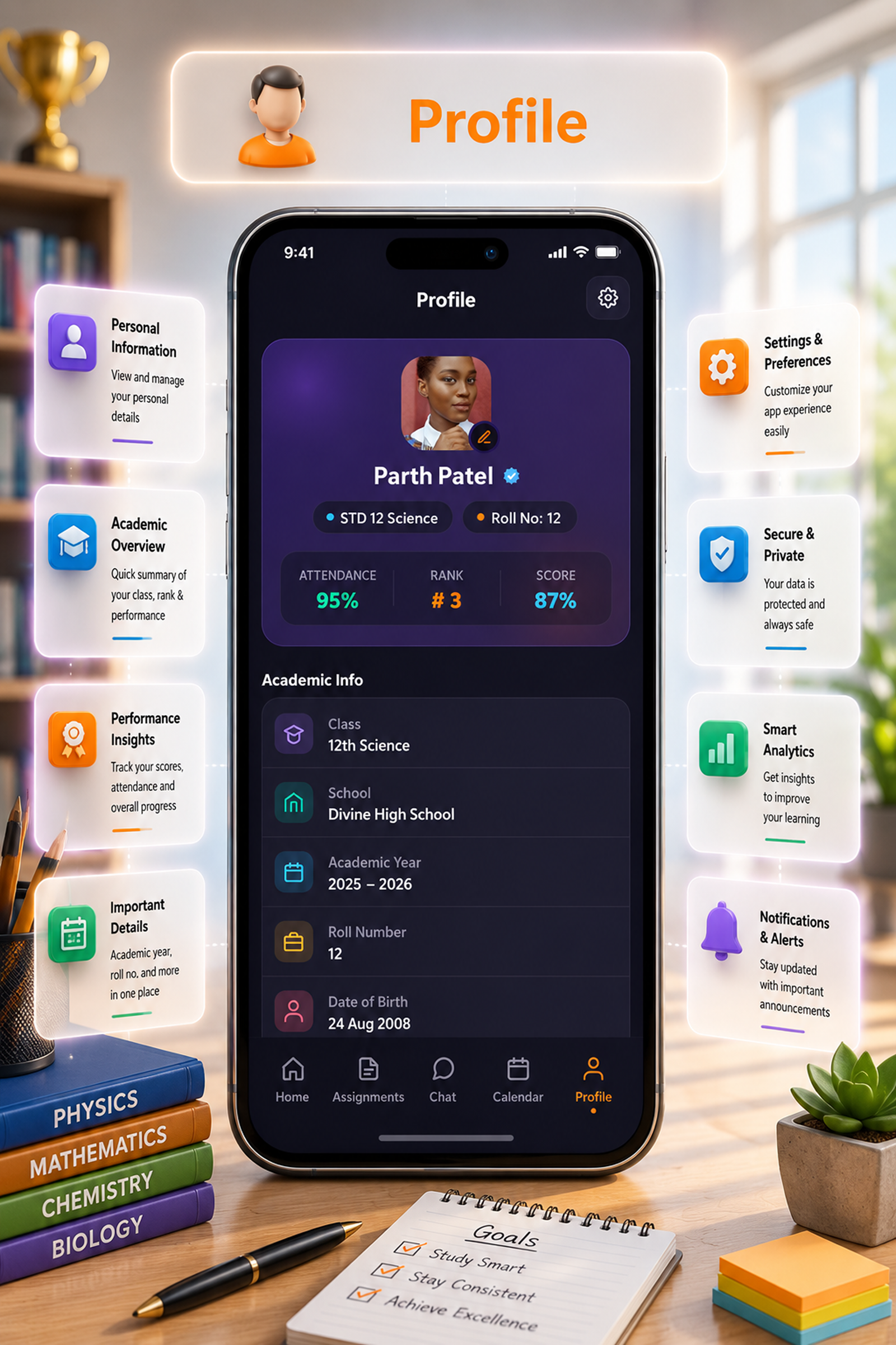 DTCampus – School & College Management System with Admin Panel | Flutter App for Android & iOS - 37