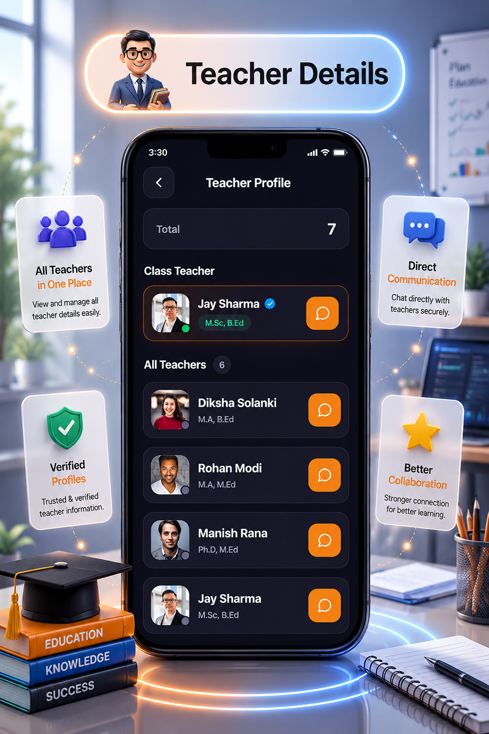 DTCampus – School & College Management System with Admin Panel | Flutter App for Android & iOS - 38