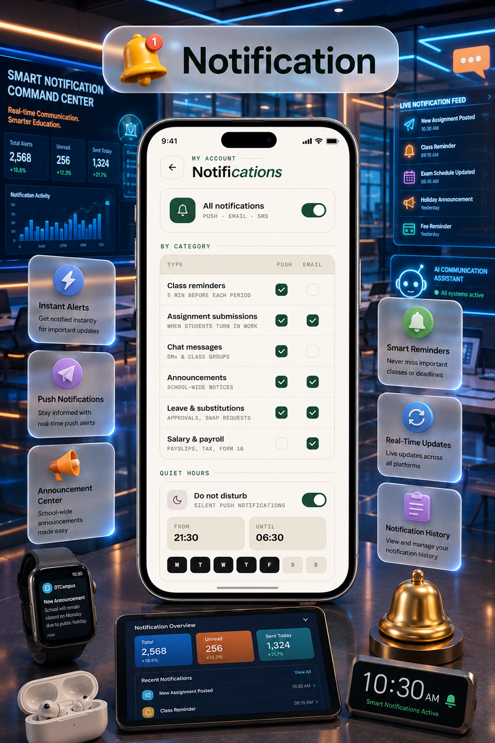 DTCampus – School & College Management System with Admin Panel | Flutter App for Android & iOS - 66