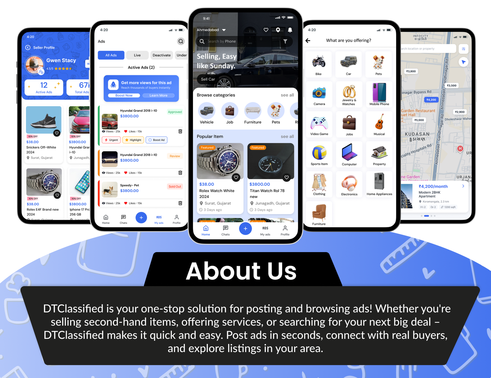 DTClassified - Classified Buy and Sell Marketplace Flutter App ( Android - ios - Web ) - Admin Panel - 11