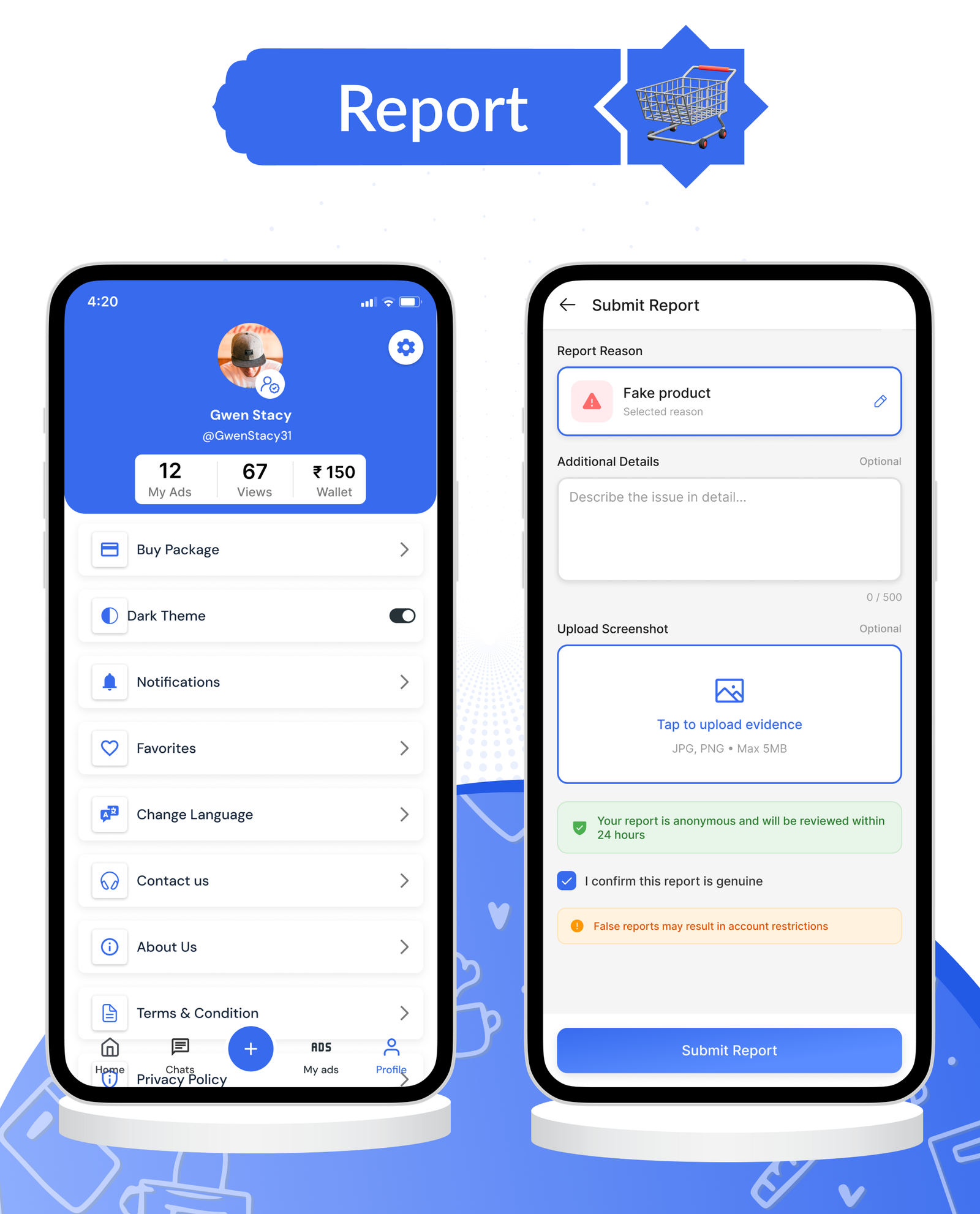DTClassified - Classified Buy and Sell Marketplace Flutter App ( Android - ios - Web ) - Admin Panel - 34