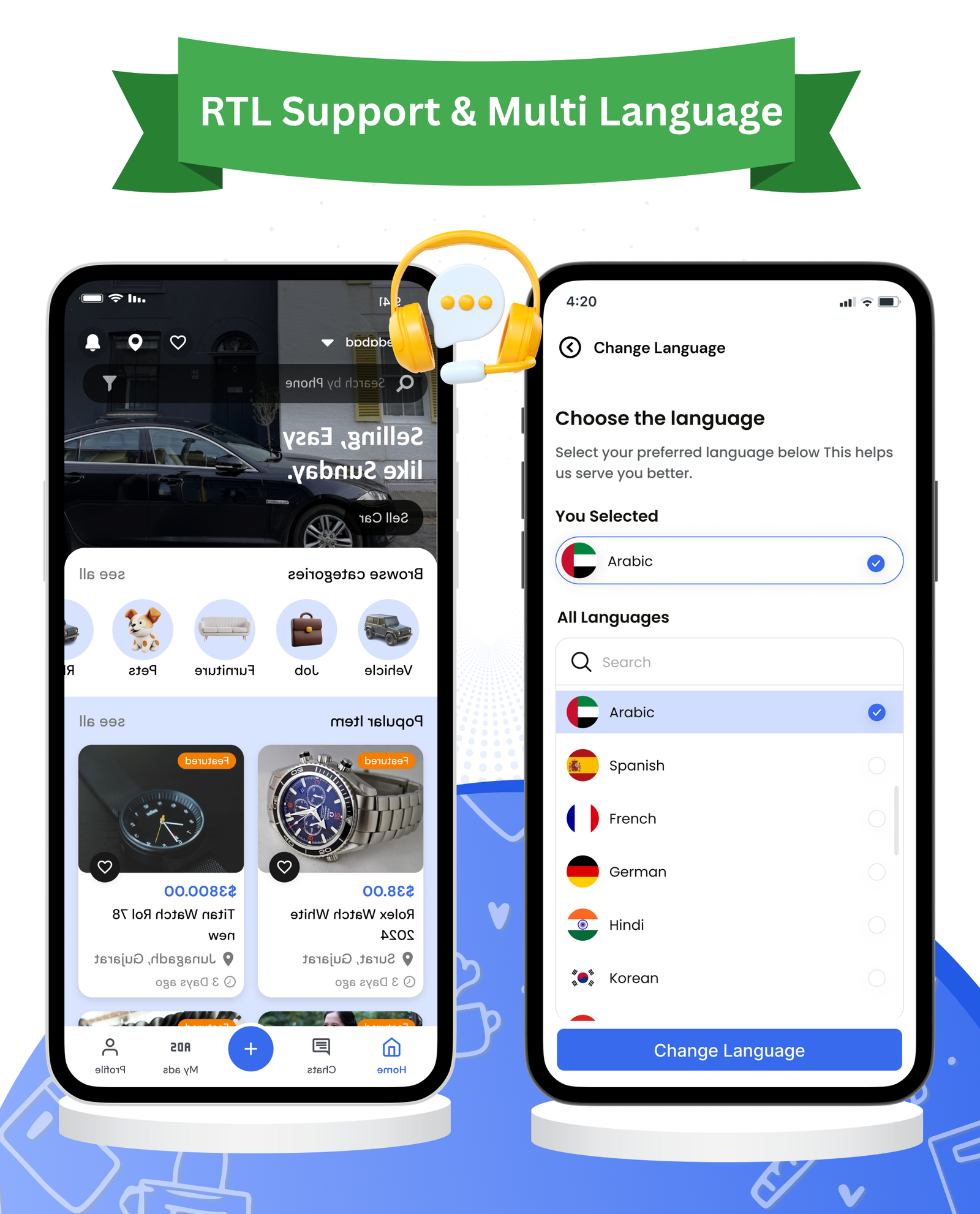 DTClassified - Classified Buy and Sell Marketplace Flutter App ( Android - ios - Web ) - Admin Panel - 36