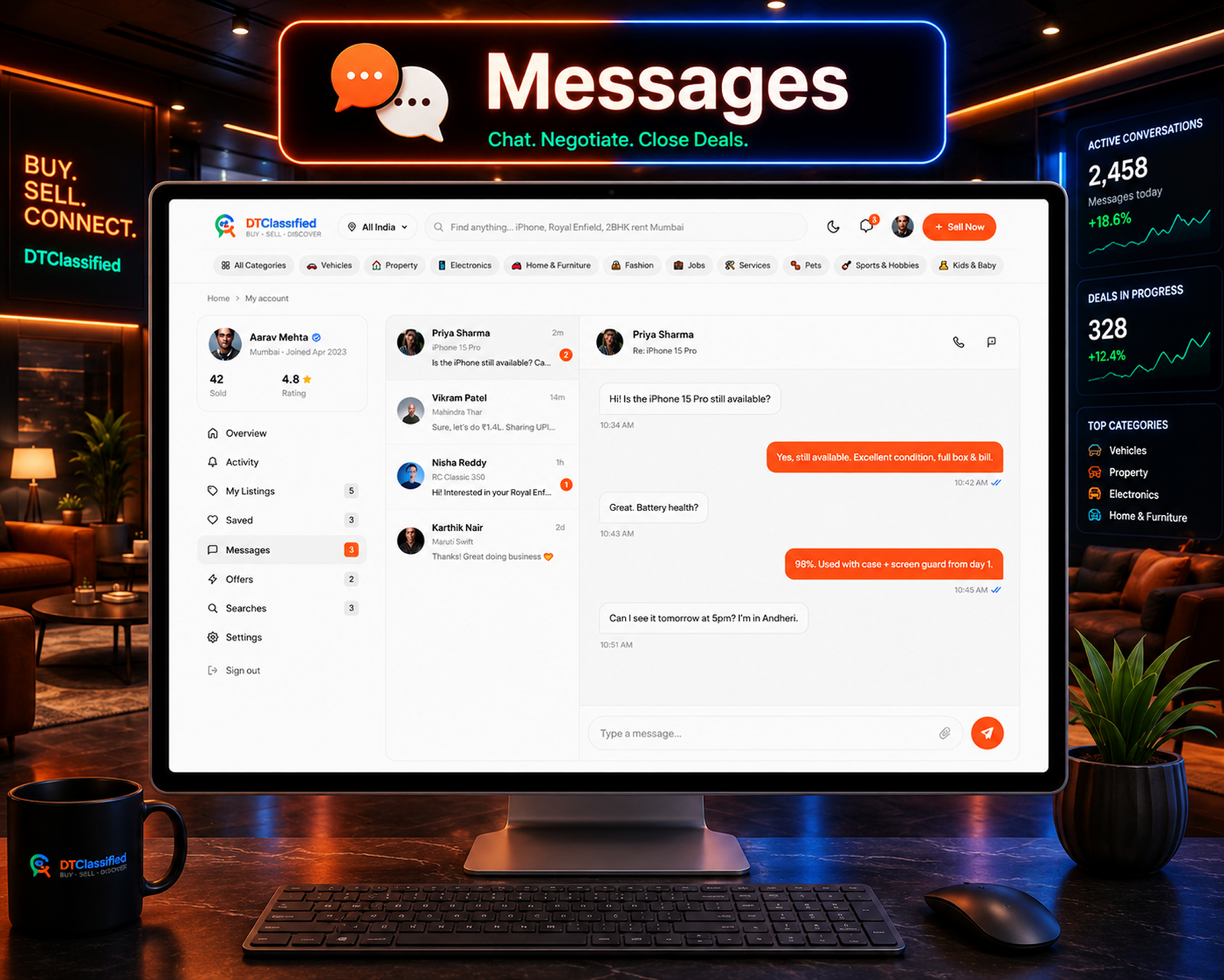 DTClassified - Classified Buy and Sell Marketplace Flutter App ( Android - ios - Web ) - Admin Panel - 45