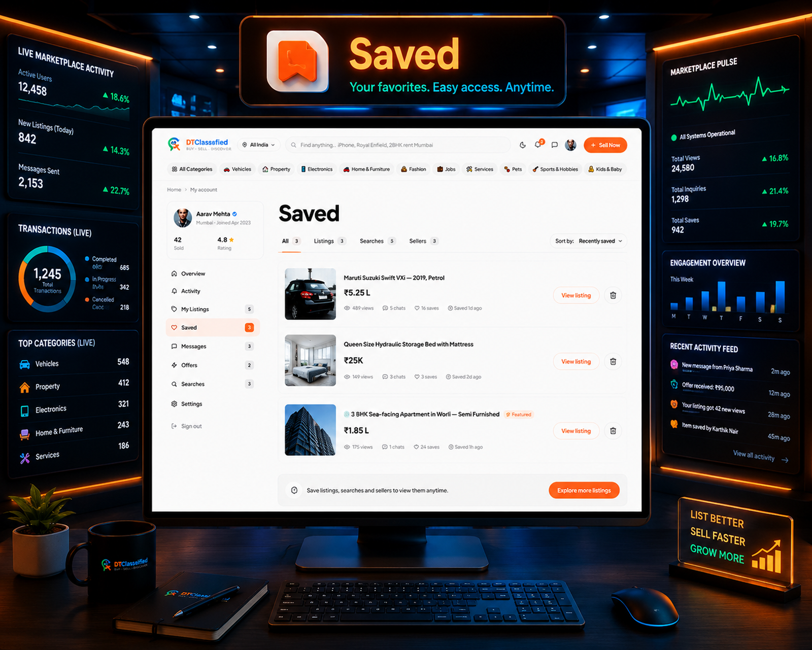 DTClassified - Classified Buy and Sell Marketplace Flutter App ( Android - ios - Web ) - Admin Panel - 50