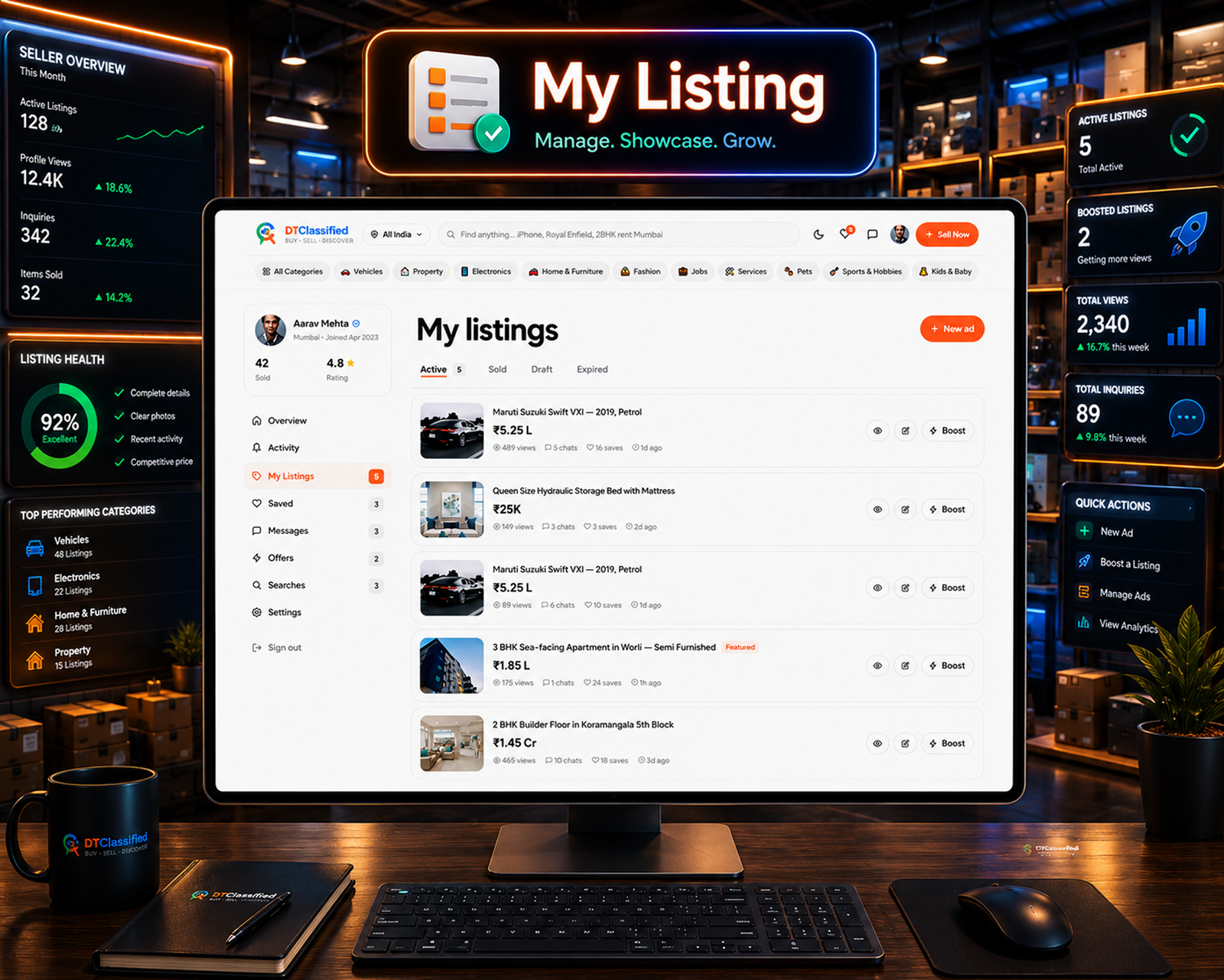 DTClassified - Classified Buy and Sell Marketplace Flutter App ( Android - ios - Web ) - Admin Panel - 51