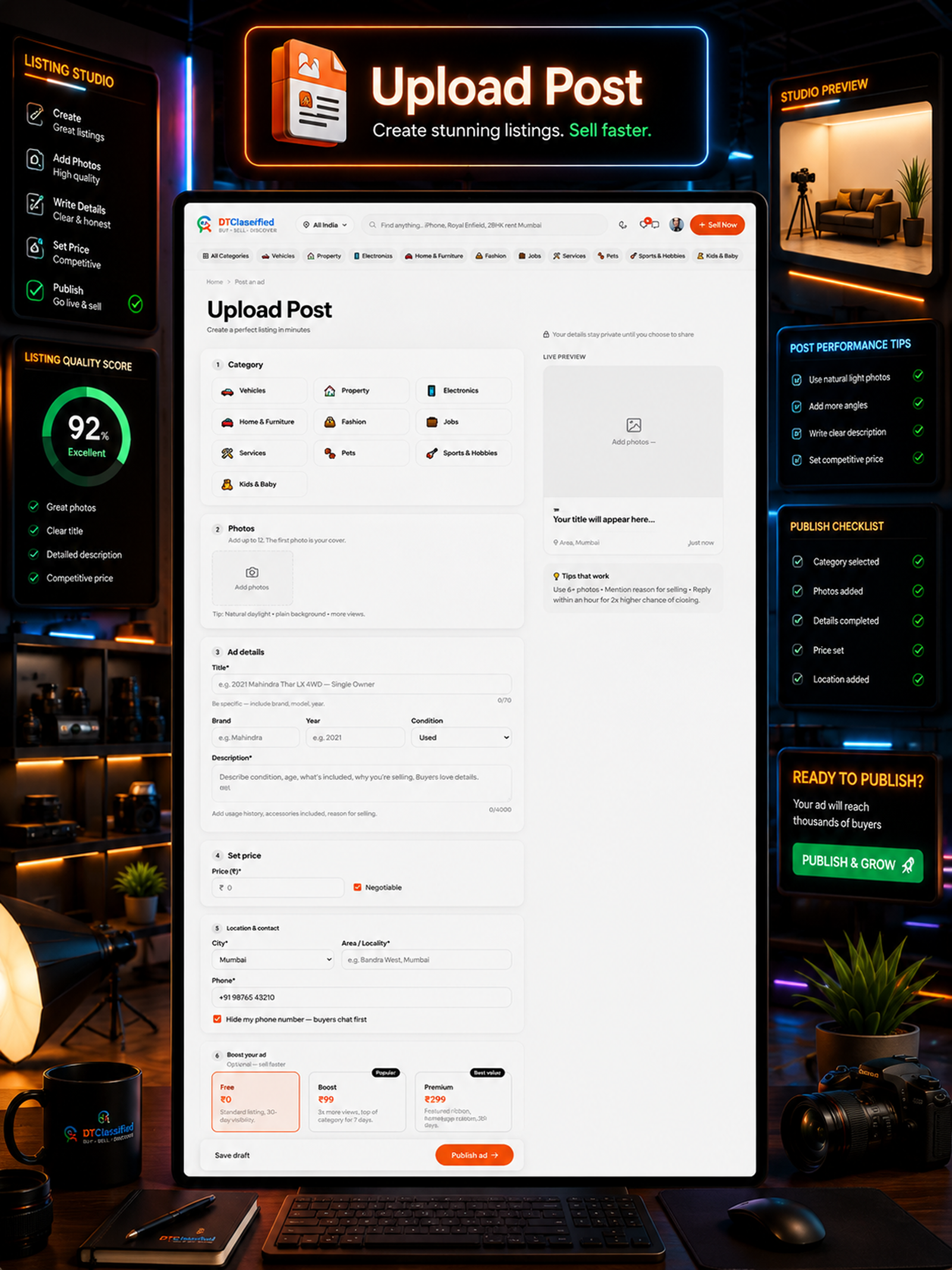 DTClassified - Classified Buy and Sell Marketplace Flutter App ( Android - ios - Web ) - Admin Panel - 53