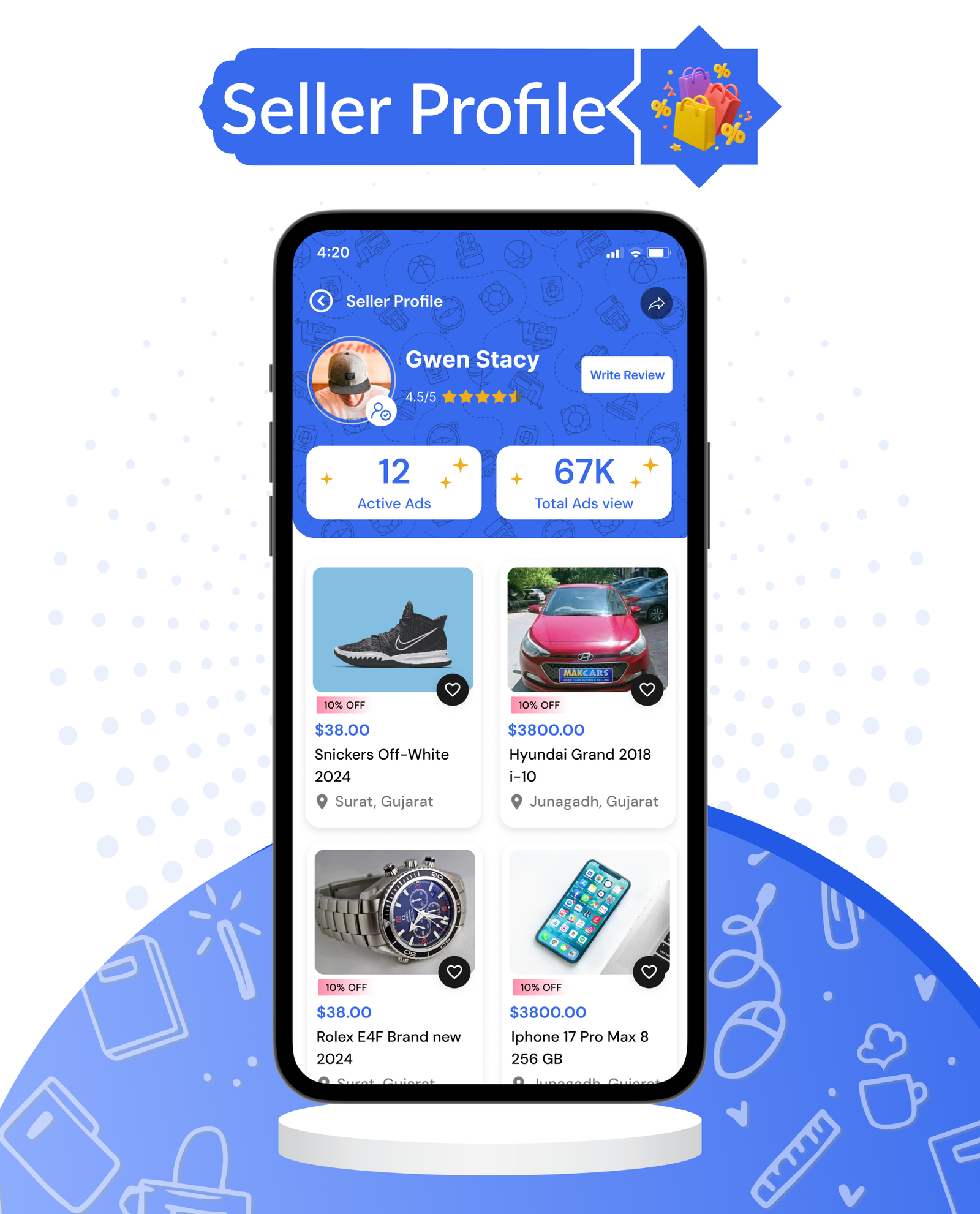 DTClassified - Classified Buy and Sell Marketplace Flutter App ( Android - ios - Web ) - Admin Panel