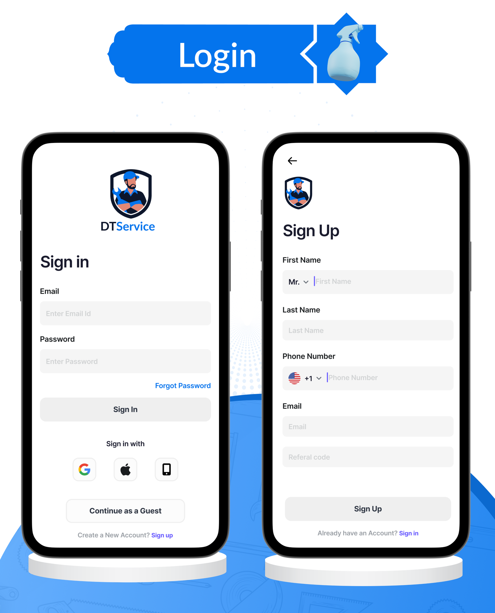DTDemand - Multi-Vendor On-Demand Handyman & Home Services App | Flutter App + Laravel Admin Panel