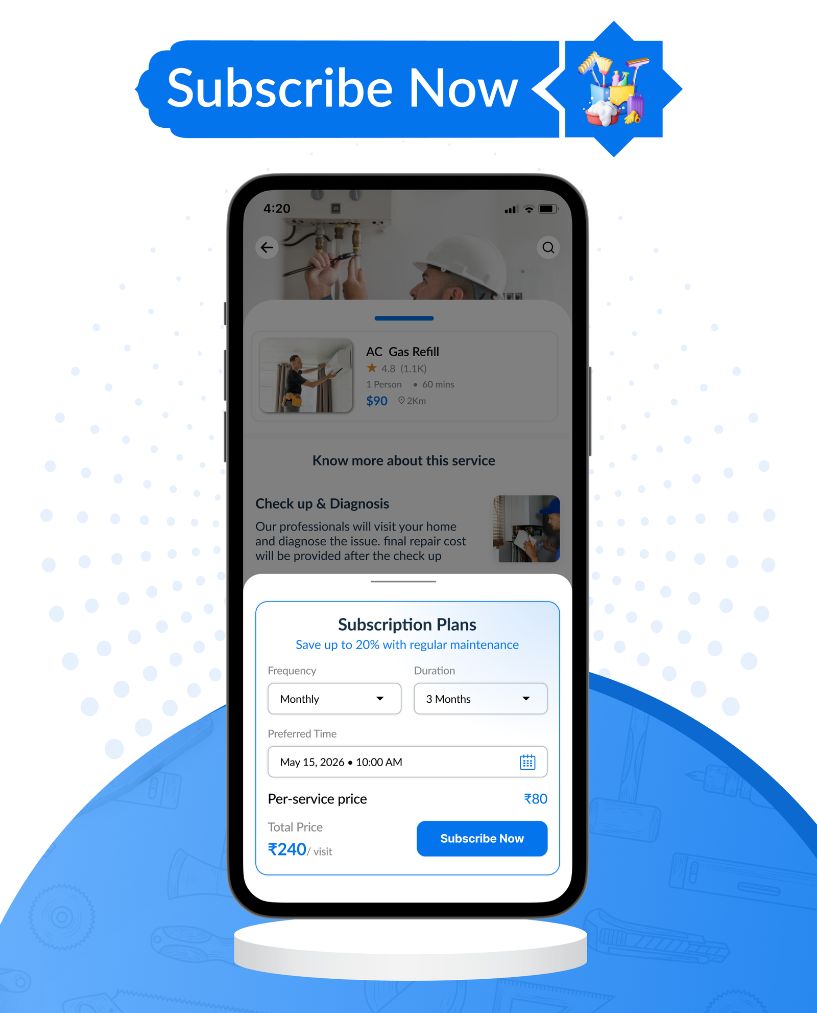 DTDemand - Multi-Vendor On-Demand Handyman & Home Services App | Flutter App + Laravel Admin Panel