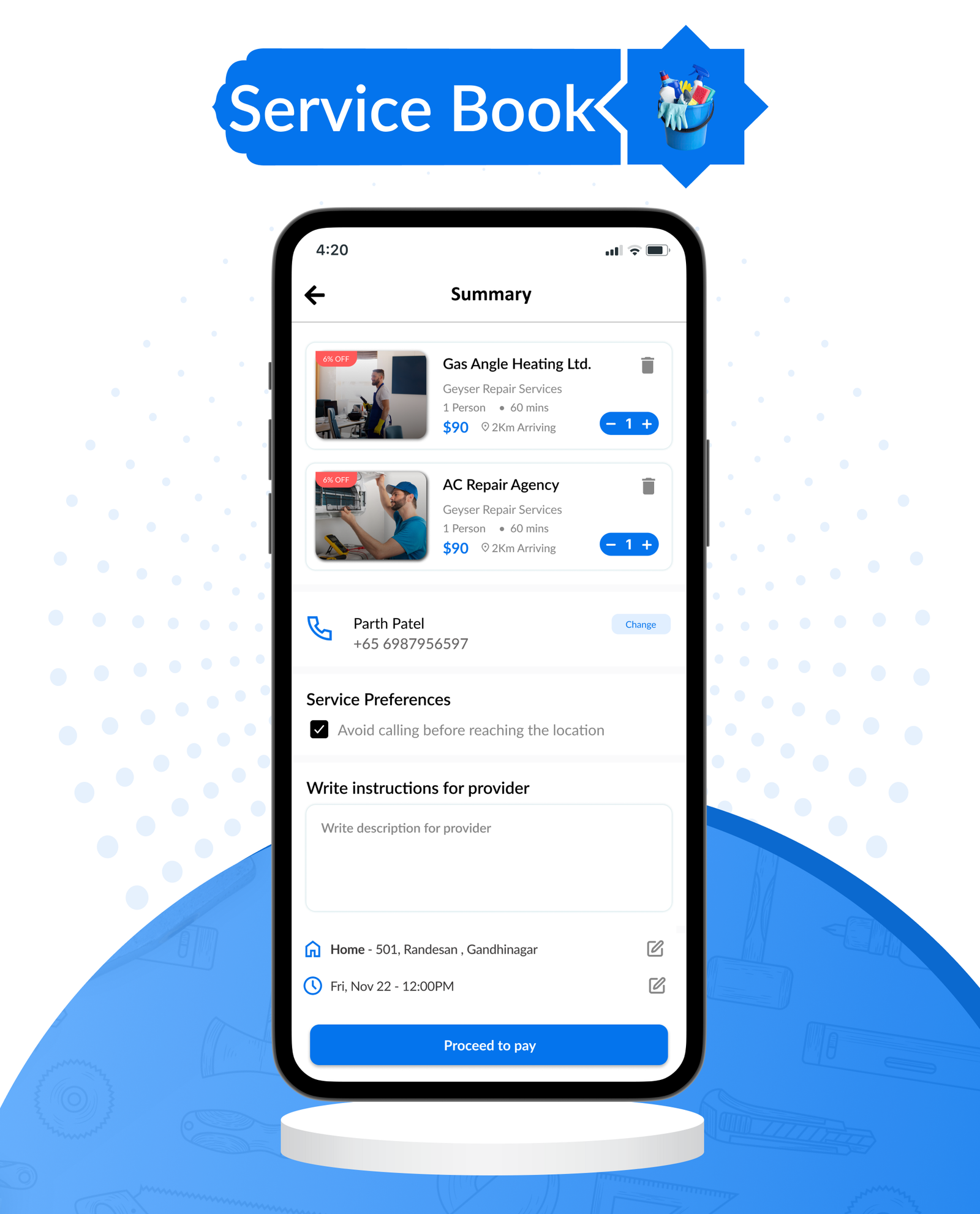 DTDemand - Multi-Vendor On-Demand Handyman & Home Services App | Flutter App + Laravel Admin Panel