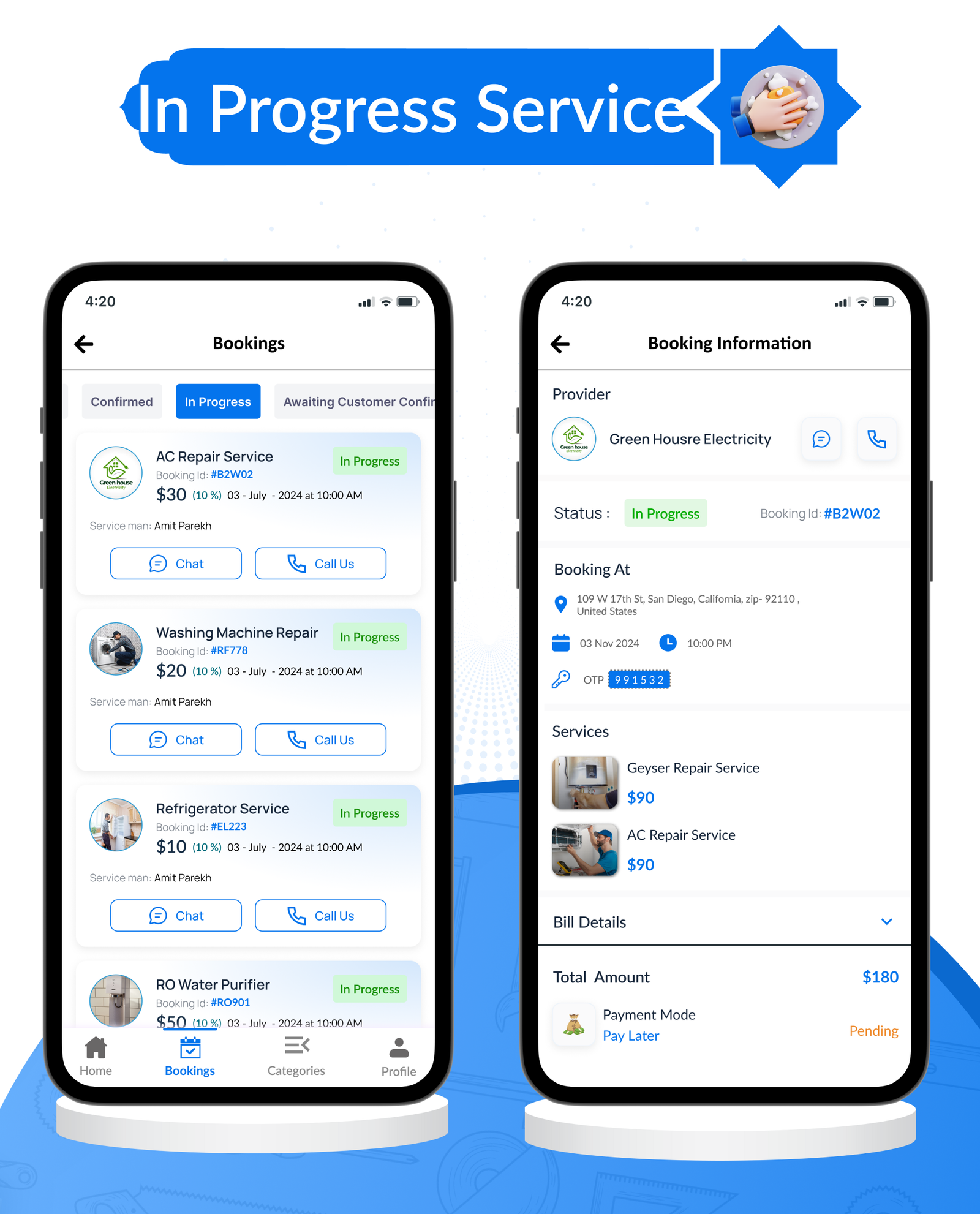 DTDemand - Multi-Vendor On-Demand Handyman & Home Services App | Flutter App + Laravel Admin Panel