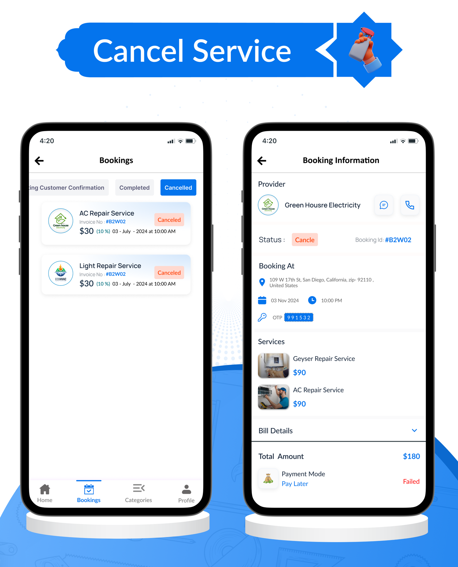 DTDemand - Multi-Vendor On-Demand Handyman & Home Services App | Flutter App + Laravel Admin Panel