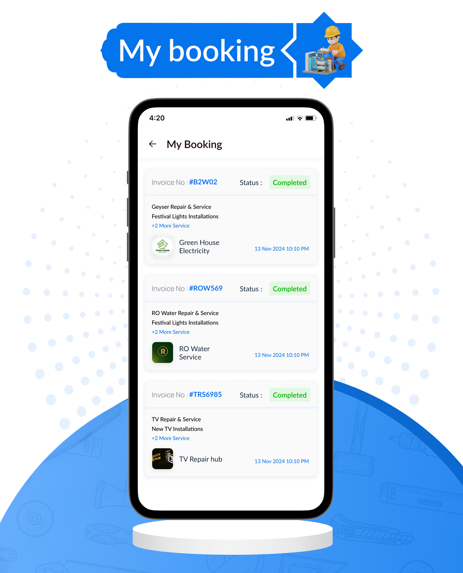 DTDemand - Multi-Vendor On-Demand Handyman & Home Services App | Flutter App + Laravel Admin Panel