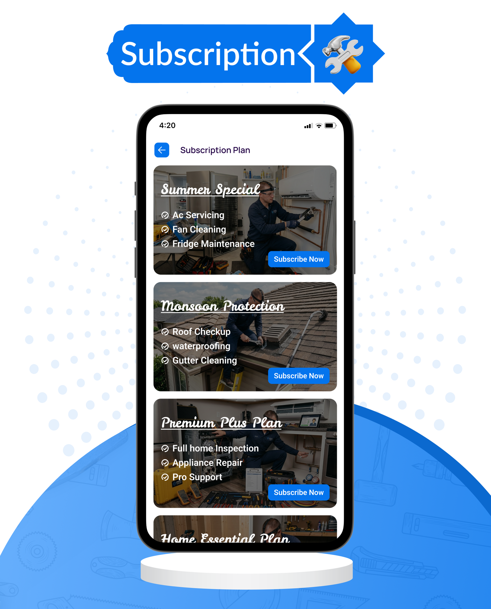 DTDemand - Multi-Vendor On-Demand Handyman & Home Services App | Flutter App + Laravel Admin Panel