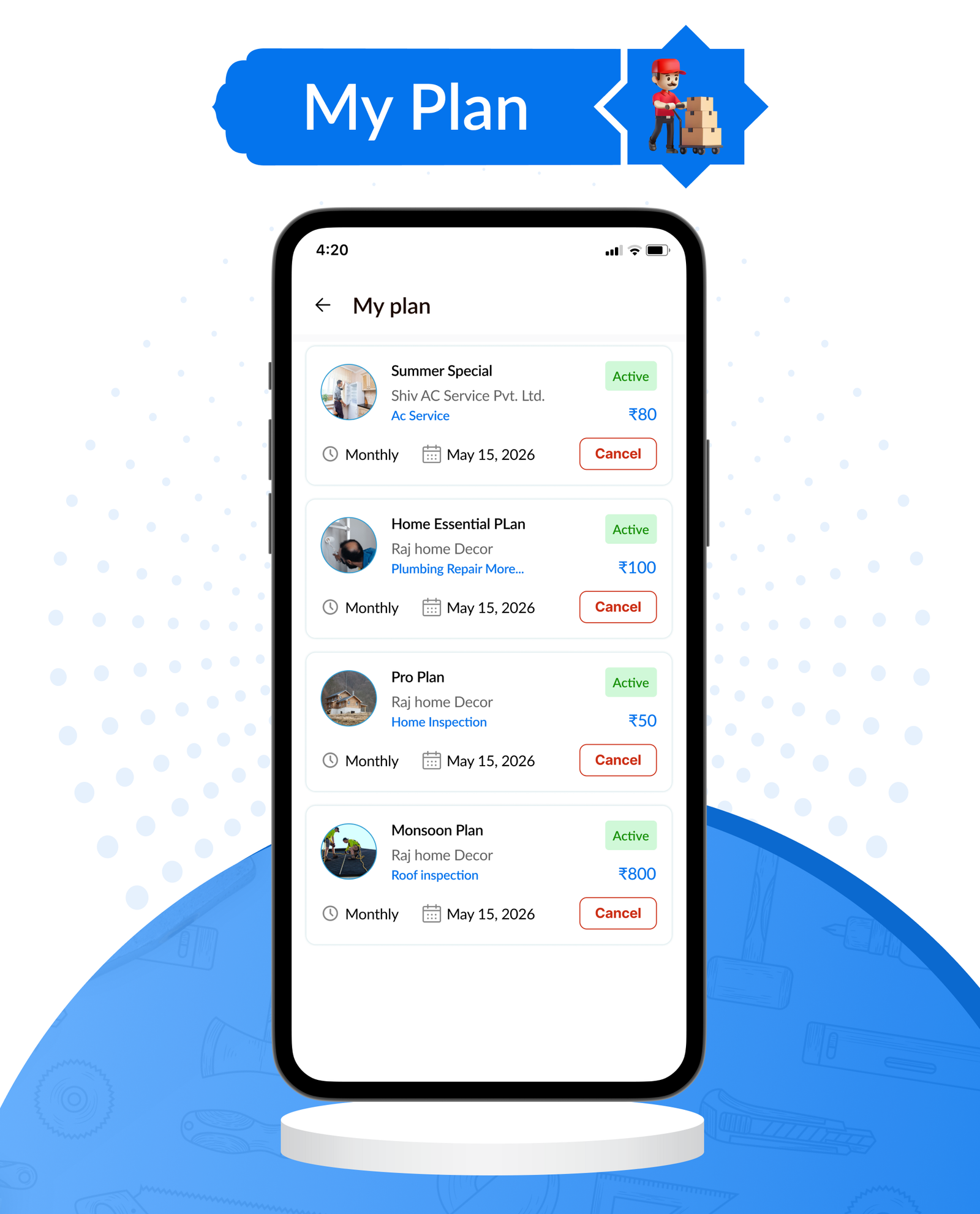 DTDemand - Multi-Vendor On-Demand Handyman & Home Services App | Flutter App + Laravel Admin Panel
