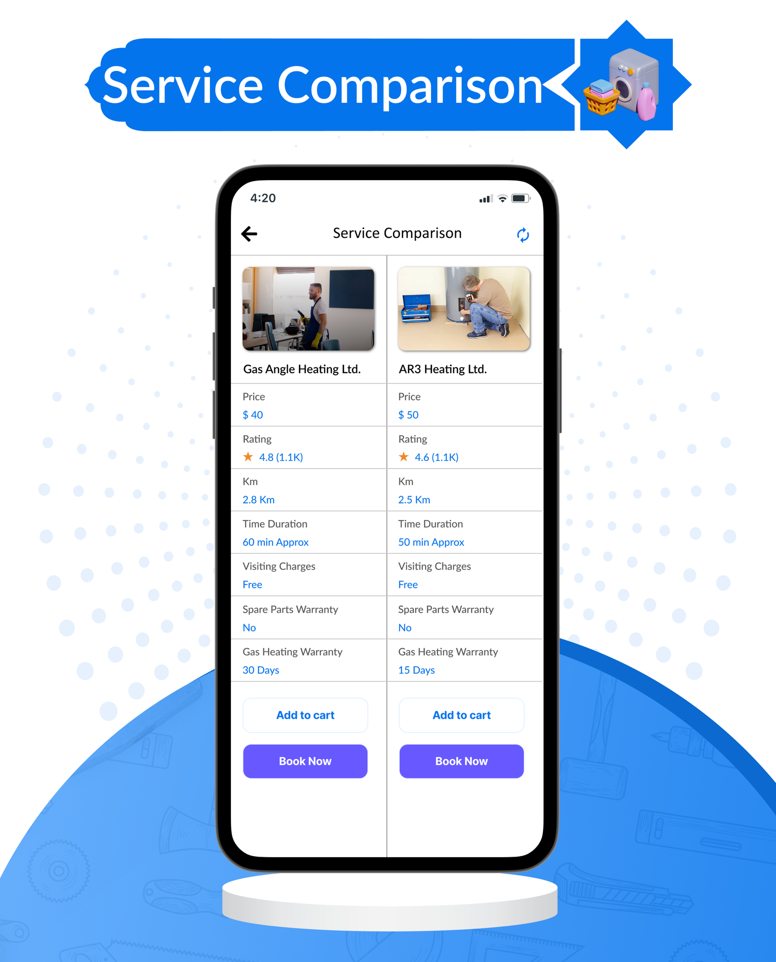 DTDemand - Multi-Vendor On-Demand Handyman & Home Services App | Flutter App + Laravel Admin Panel