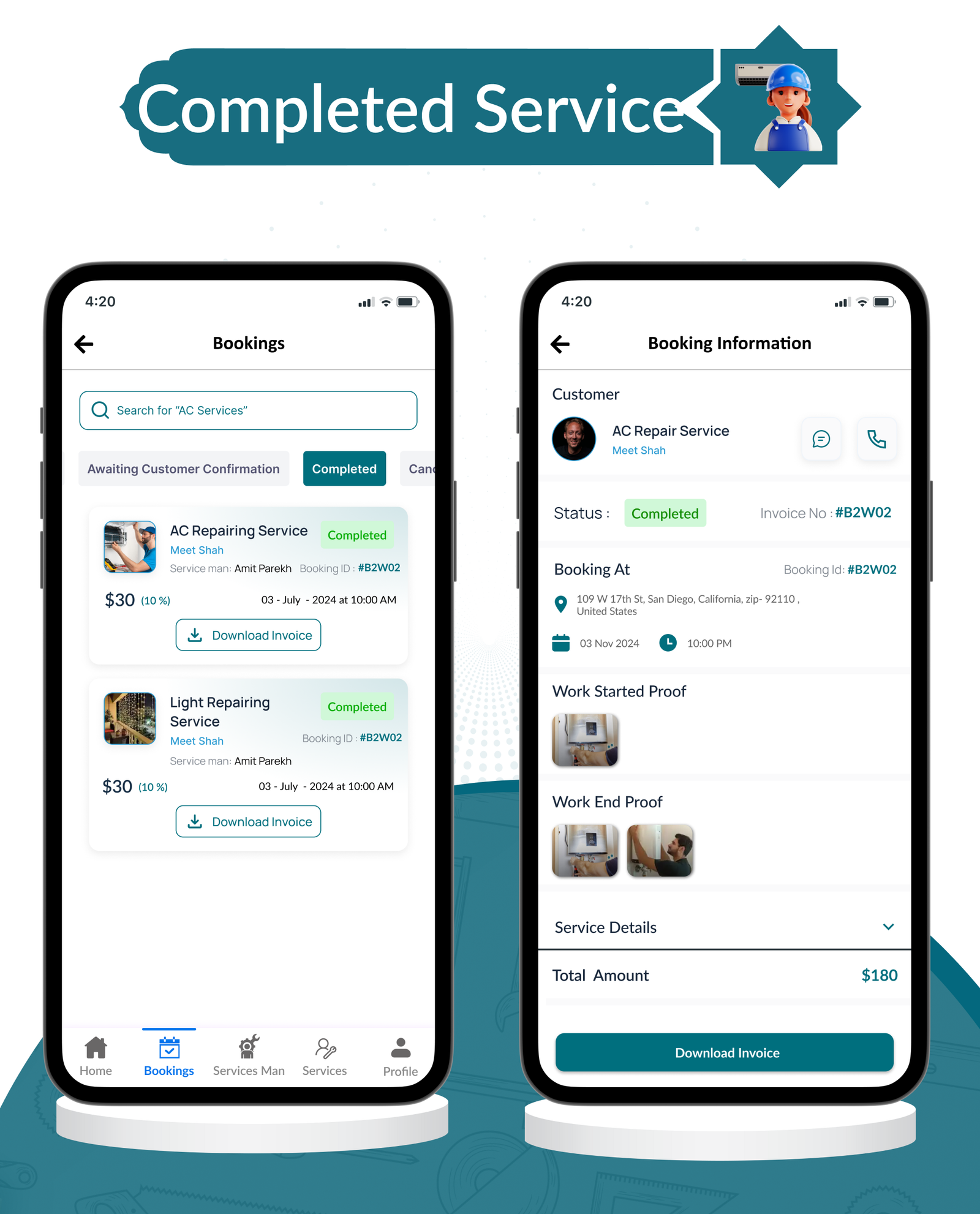 DTDemand - Multi-Vendor On-Demand Handyman & Home Services App | Flutter App + Laravel Admin Panel