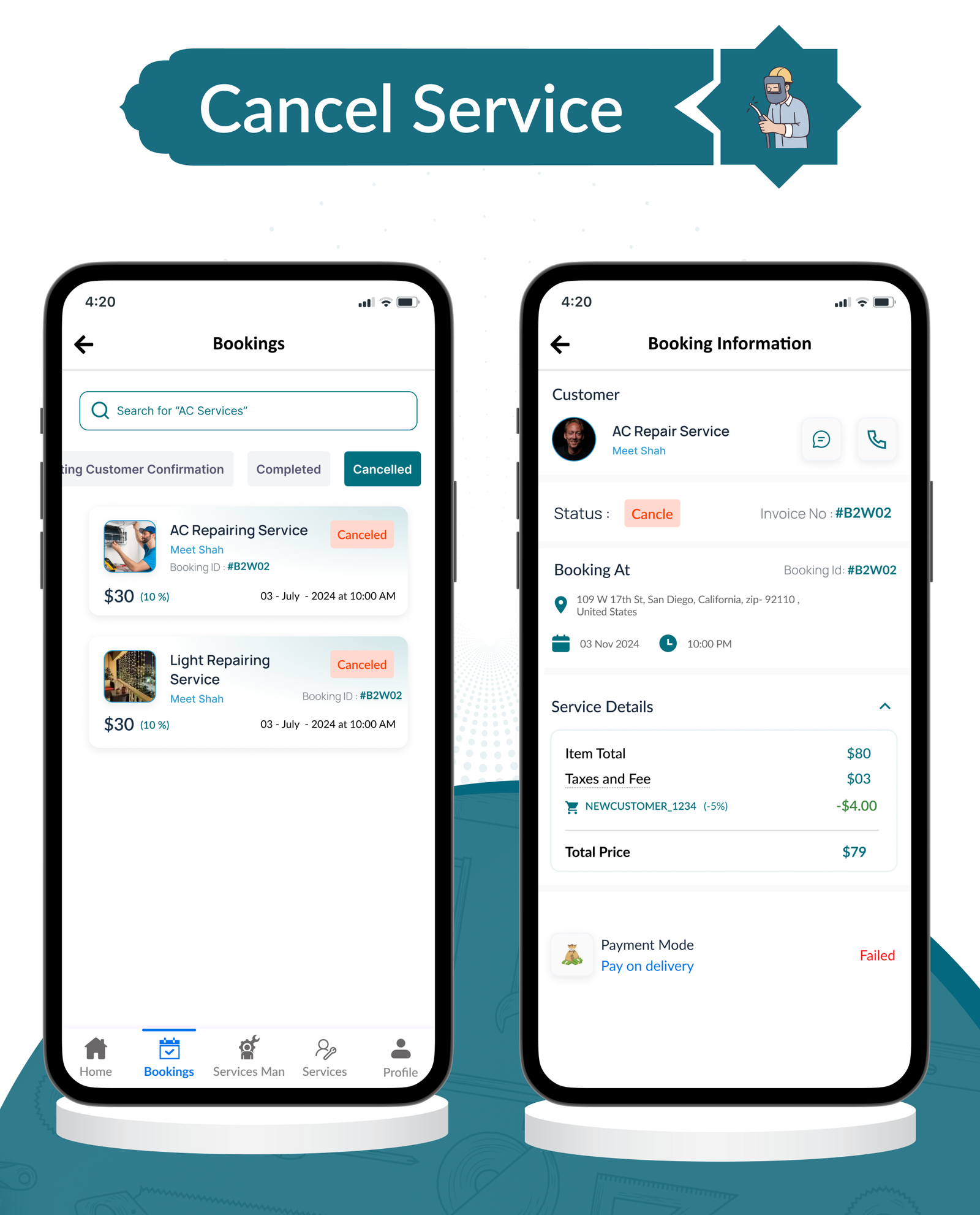 DTDemand - Multi-Vendor On-Demand Handyman & Home Services App | Flutter App + Laravel Admin Panel