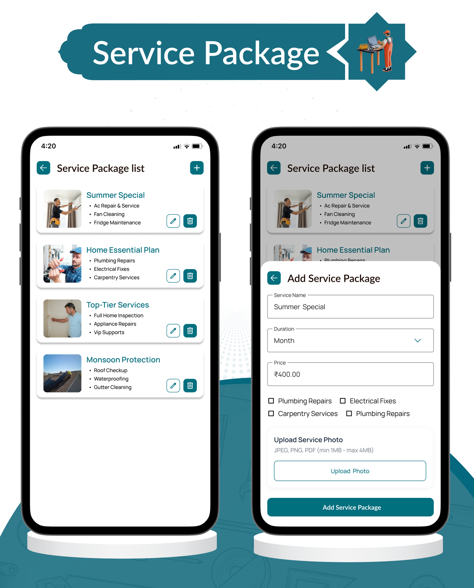 DTDemand - Multi-Vendor On-Demand Handyman & Home Services App | Flutter App + Laravel Admin Panel