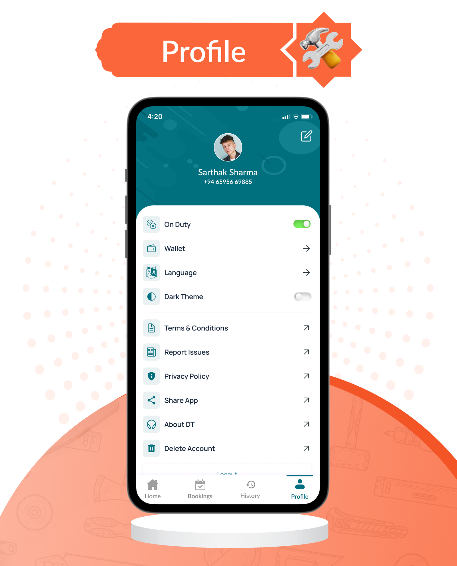DTDemand - Multi-Vendor On-Demand Handyman & Home Services App | Flutter App + Laravel Admin Panel