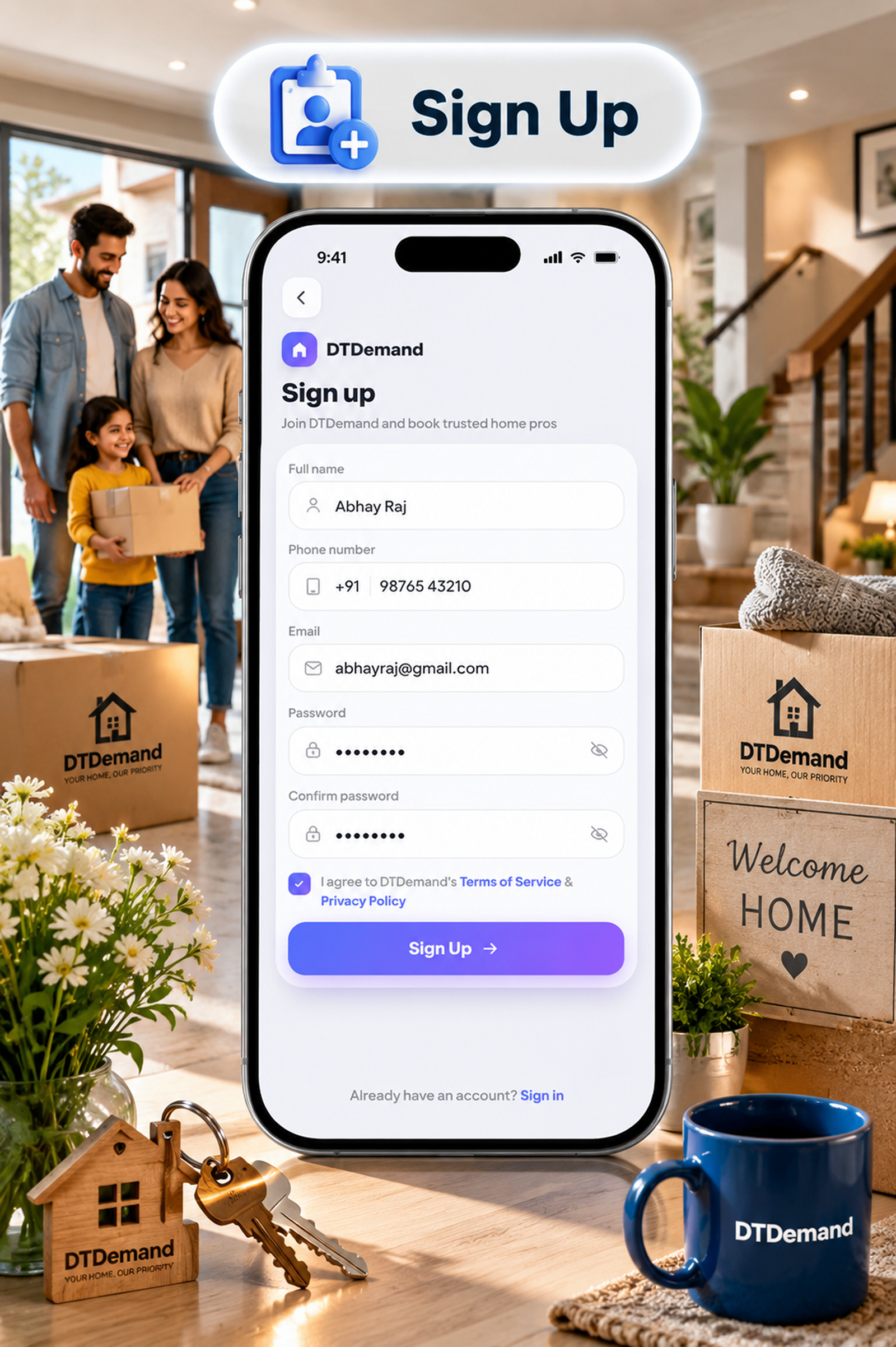DTDemand - Multi Vendor Home Services & Handyman Booking App | Flutter + Laravel + Next.js Website