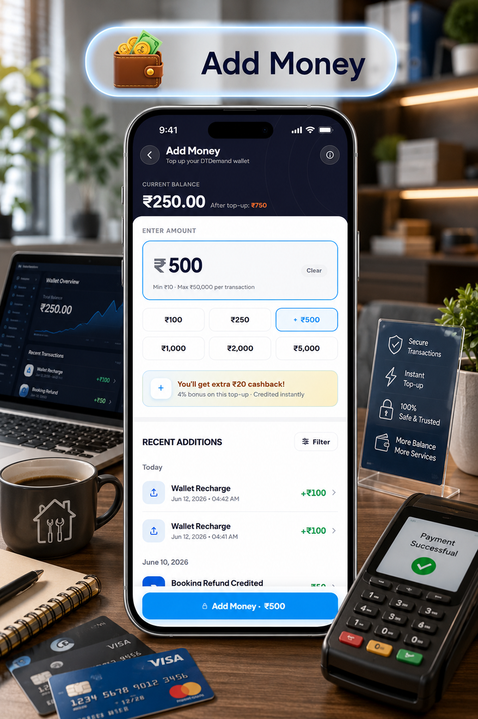 DTDemand - Multi Vendor Home Services & Handyman Booking App | Flutter + Laravel + Next.js Website