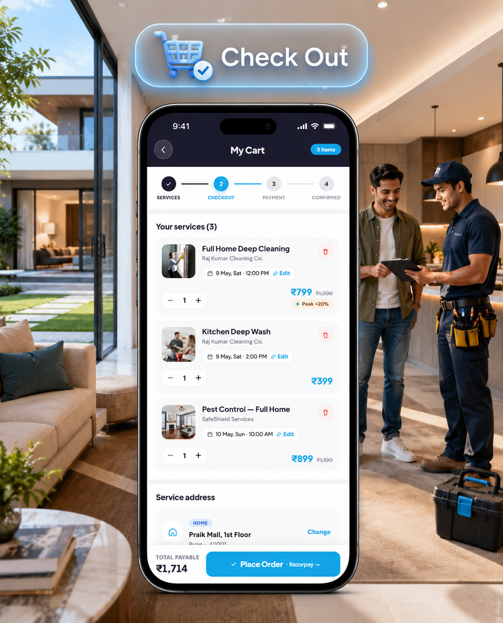 DTDemand - Multi Vendor Home Services & Handyman Booking App | Flutter + Laravel + Next.js Website