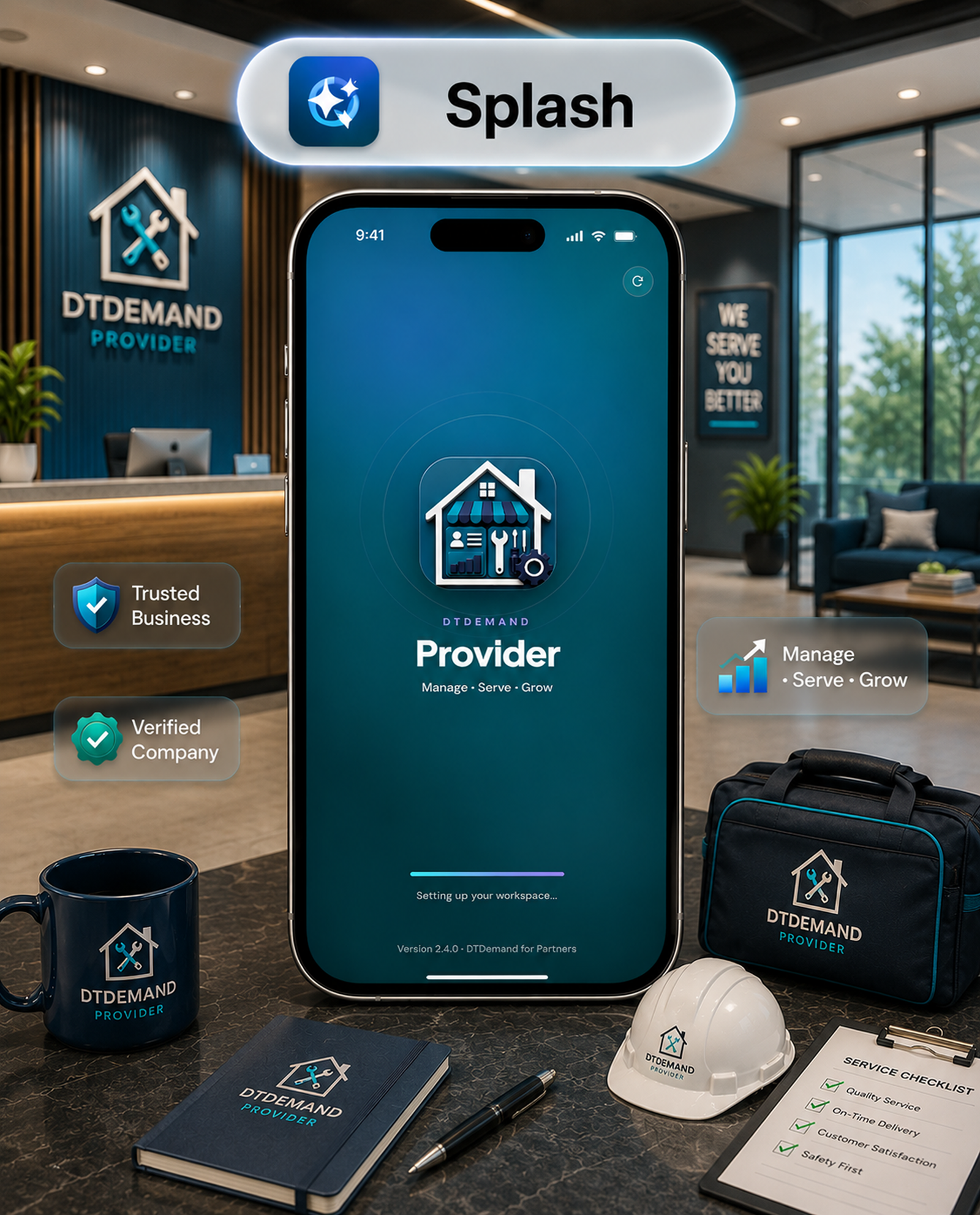 DTDemand - Multi Vendor Home Services & Handyman Booking App | Flutter + Laravel + Next.js Website