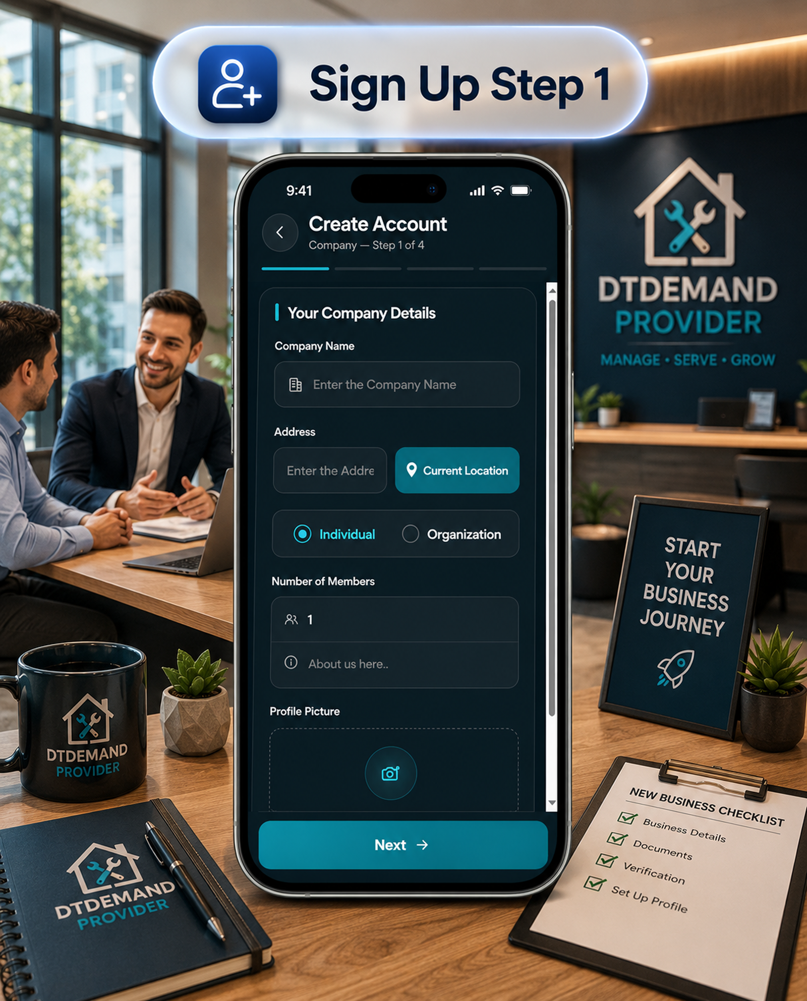 DTDemand - Multi Vendor Home Services & Handyman Booking App | Flutter + Laravel + Next.js Website