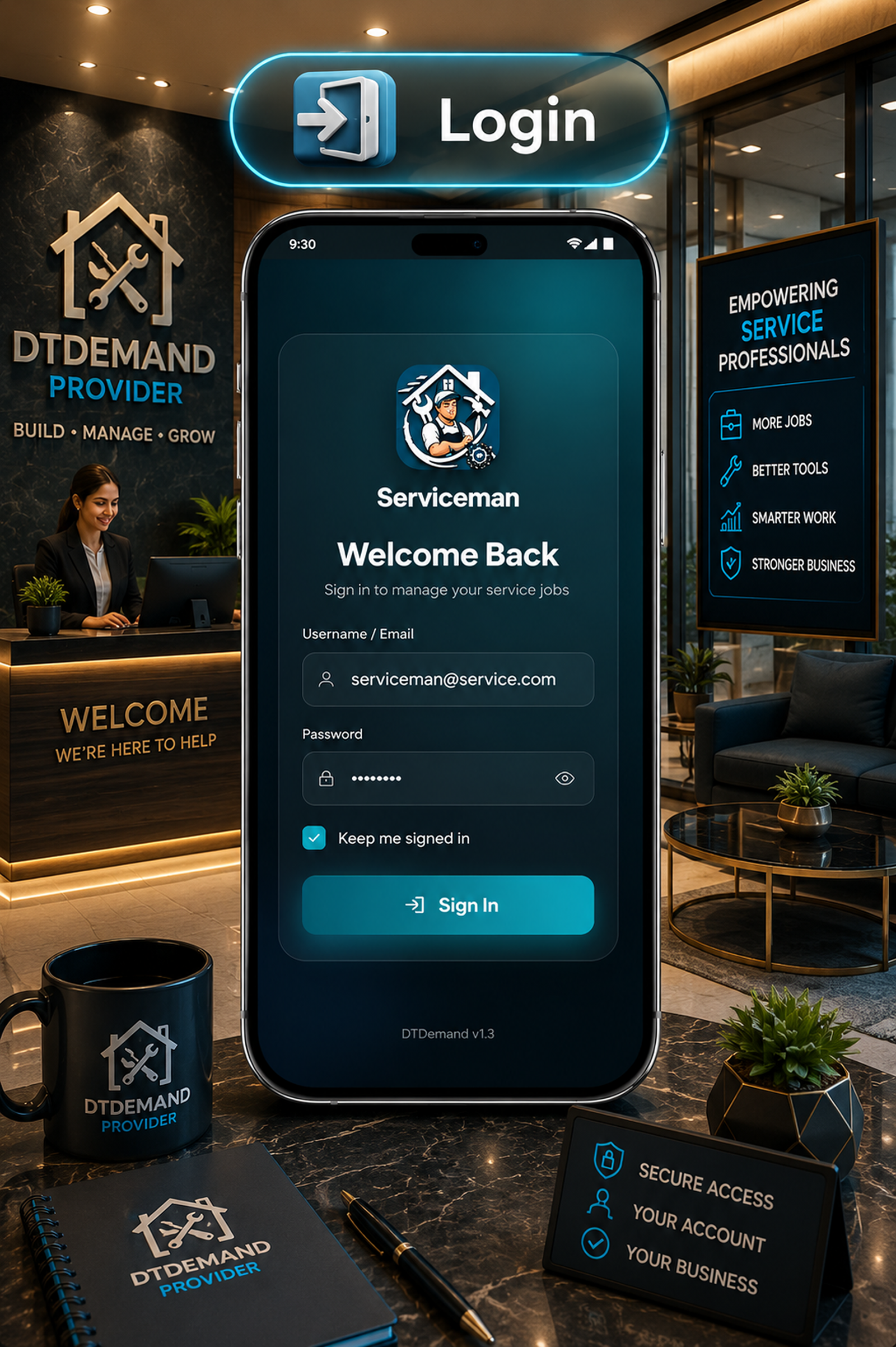 DTDemand - Multi Vendor Home Services & Handyman Booking App | Flutter + Laravel + Next.js Website